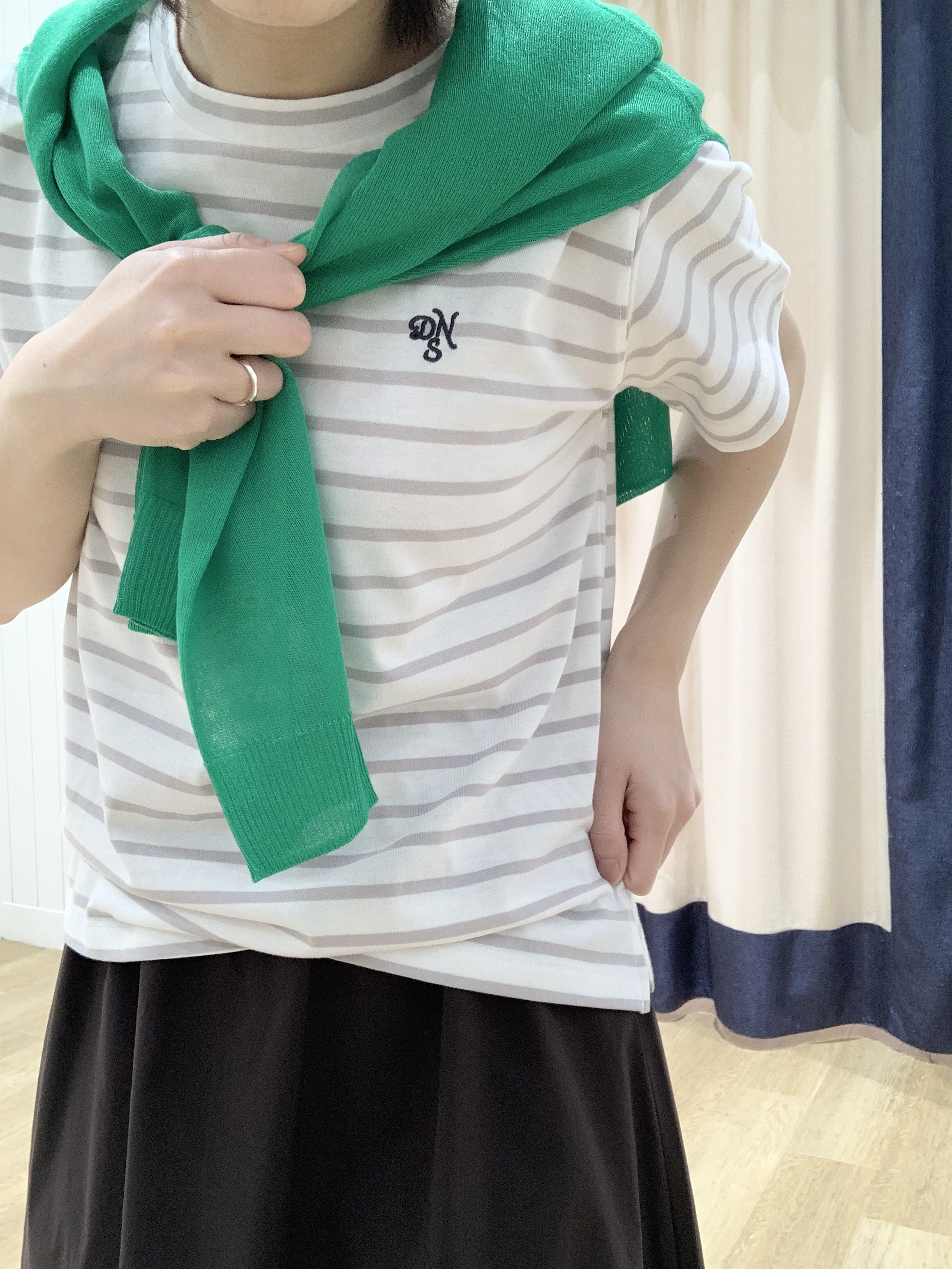 IMARIさんの「Dessin｜お守りカーディガン -ウォッシャブル-」を使ったコーディネート