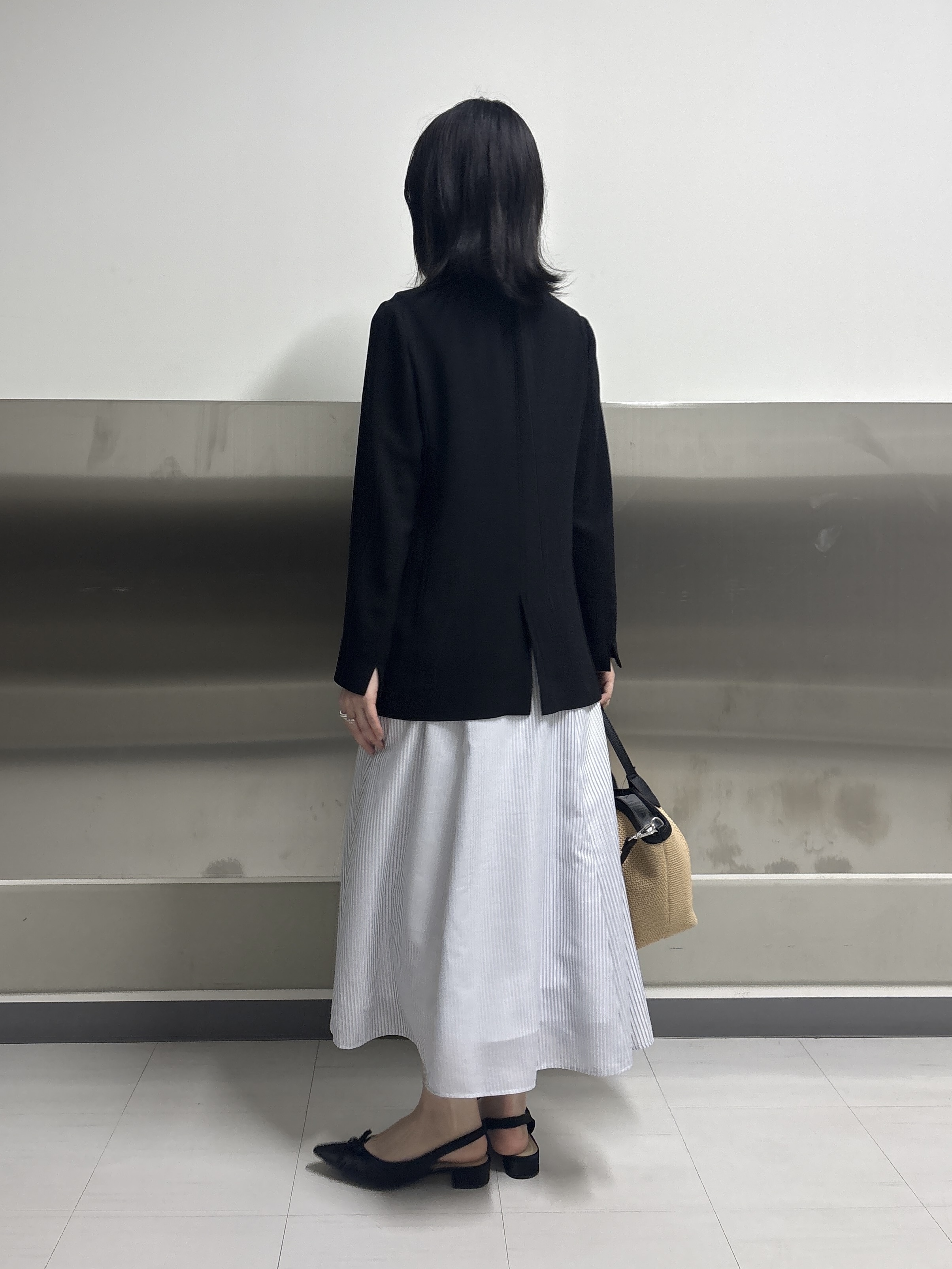 Yoshimiさんの「INDIVI｜【洗える／多機能／SETUP可】着る日傘ダブルジャケット」を使ったコーディネート