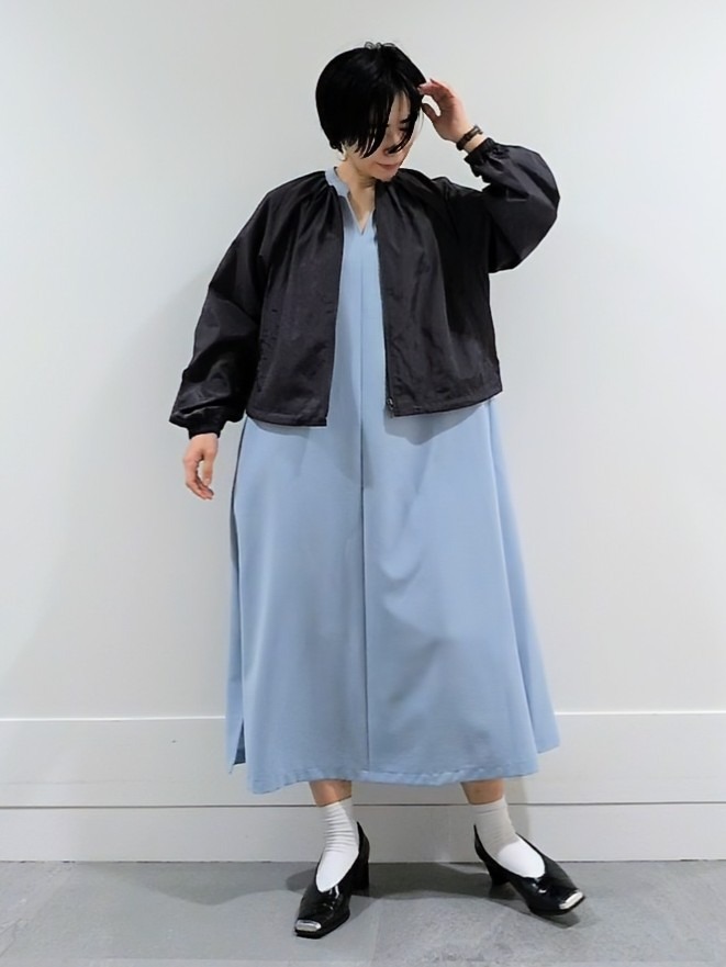 ミズタさんの「UNTITLED｜◆【セットアップ可/はっ水】シャイニータイプライターブルゾン」を使ったコーディネート