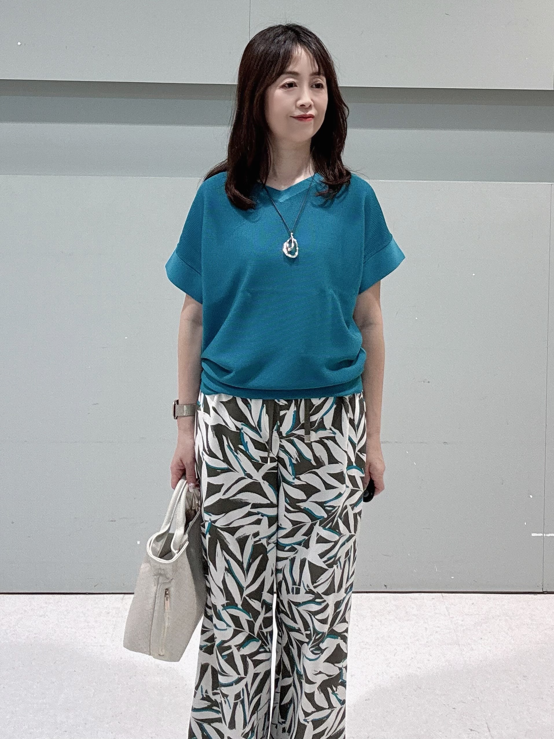 makiさんの「UNTITLED｜【接触冷感/UVカット/遮熱機能】フライスジャージカーディガン」を使ったコーディネート