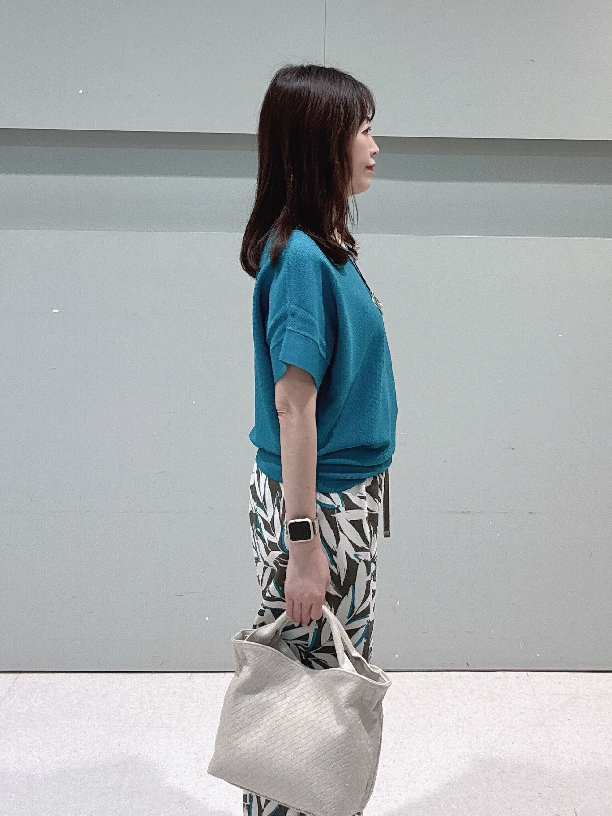 makiさんの「UNTITLED｜【接触冷感/UVカット/遮熱機能】フライスジャージカーディガン」を使ったコーディネート