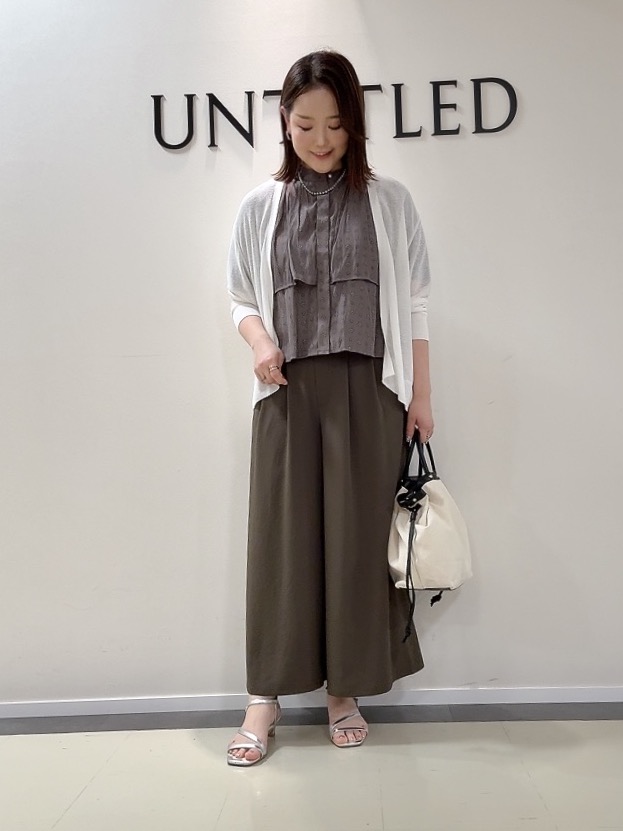 YUIさんの「UNTITLED｜【日除け・冷房対策に】コットンリネンカーディガン」を使ったコーディネート