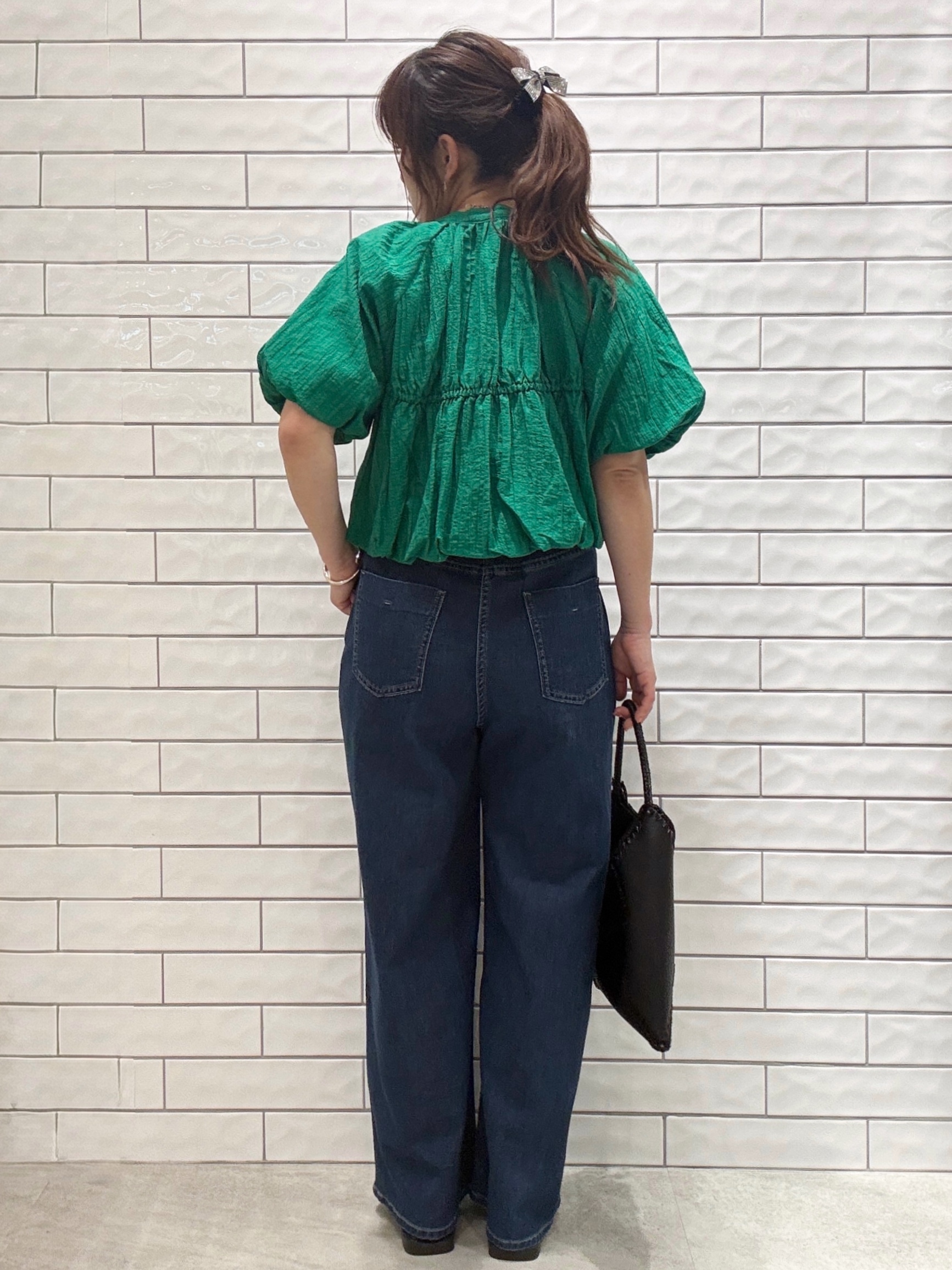 maichiさんの「OPAQUE.CLIP｜バルーンデザインブラウス【洗濯機OK】」を使ったコーディネート