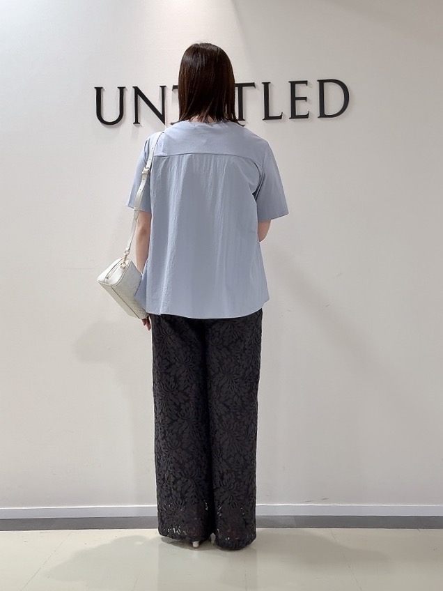 YUIさんの「UNTITLED｜【洗える/Tシャツ】異素材ドッキングプルオーバー」を使ったコーディネート