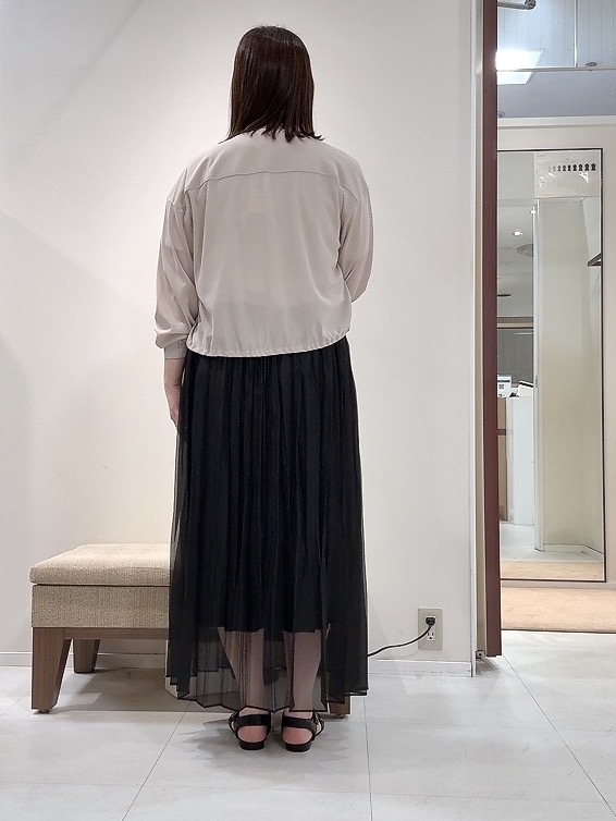 YUIさんの「UNTITLED｜【古畑星夏さん着用/洗える】シアーブルゾン」を使ったコーディネート