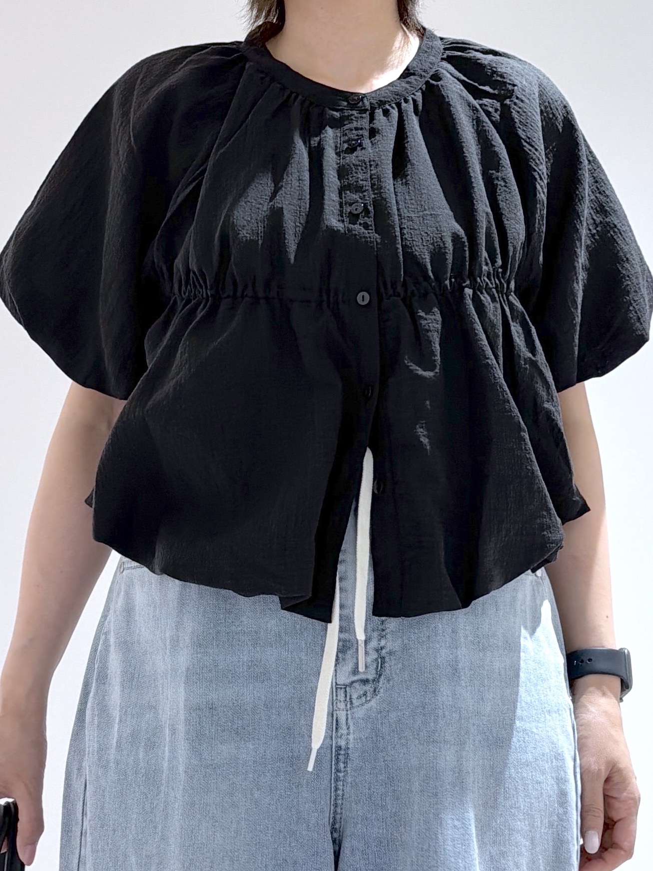 Yukinkoさんの「OPAQUE.CLIP｜バルーンデザインブラウス【洗濯機OK】」を使ったコーディネート