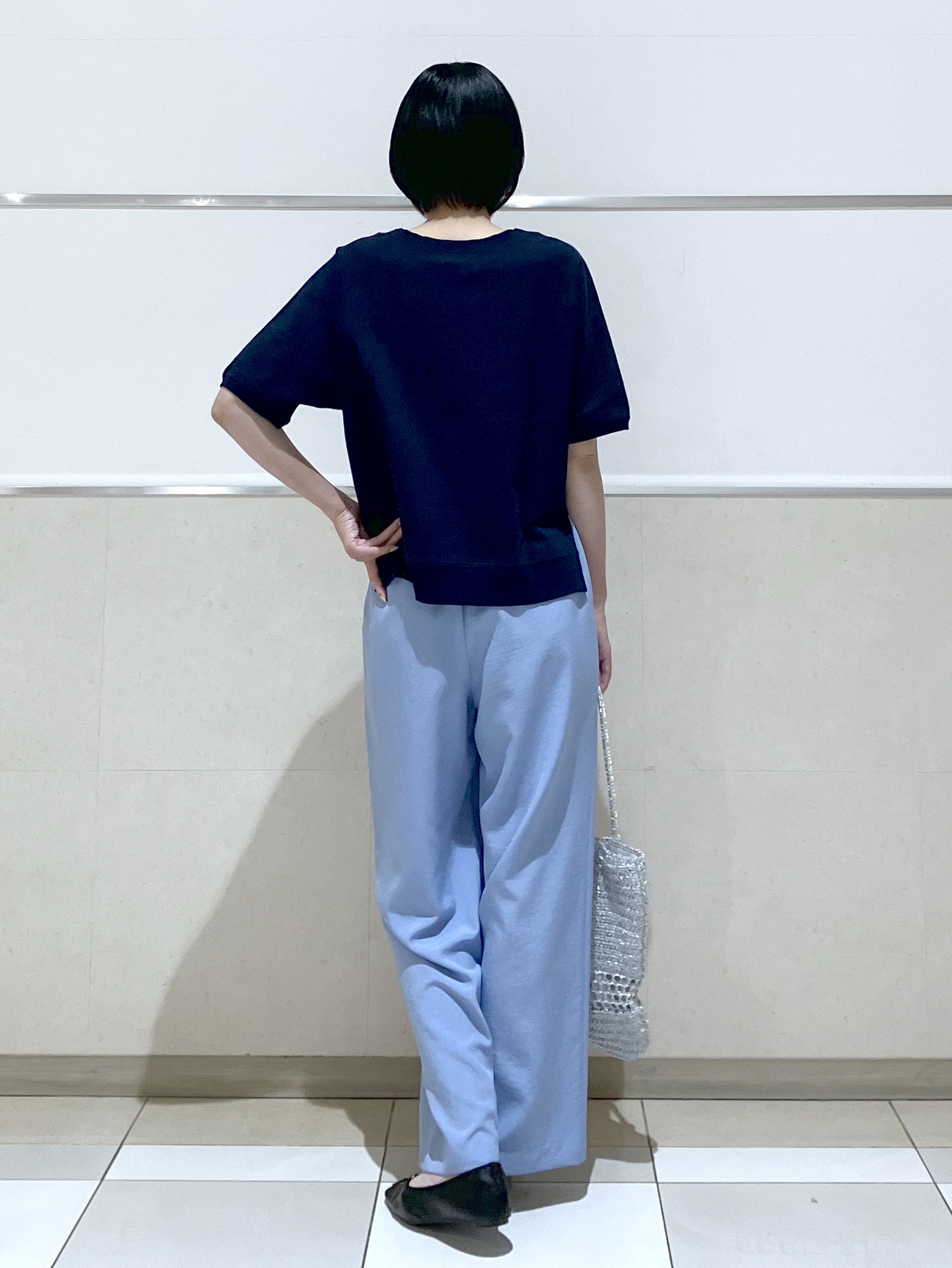 eriko さんの「Dessin｜【洗える】フロッキーロゴ裏毛プルオーバー」を使ったコーディネート