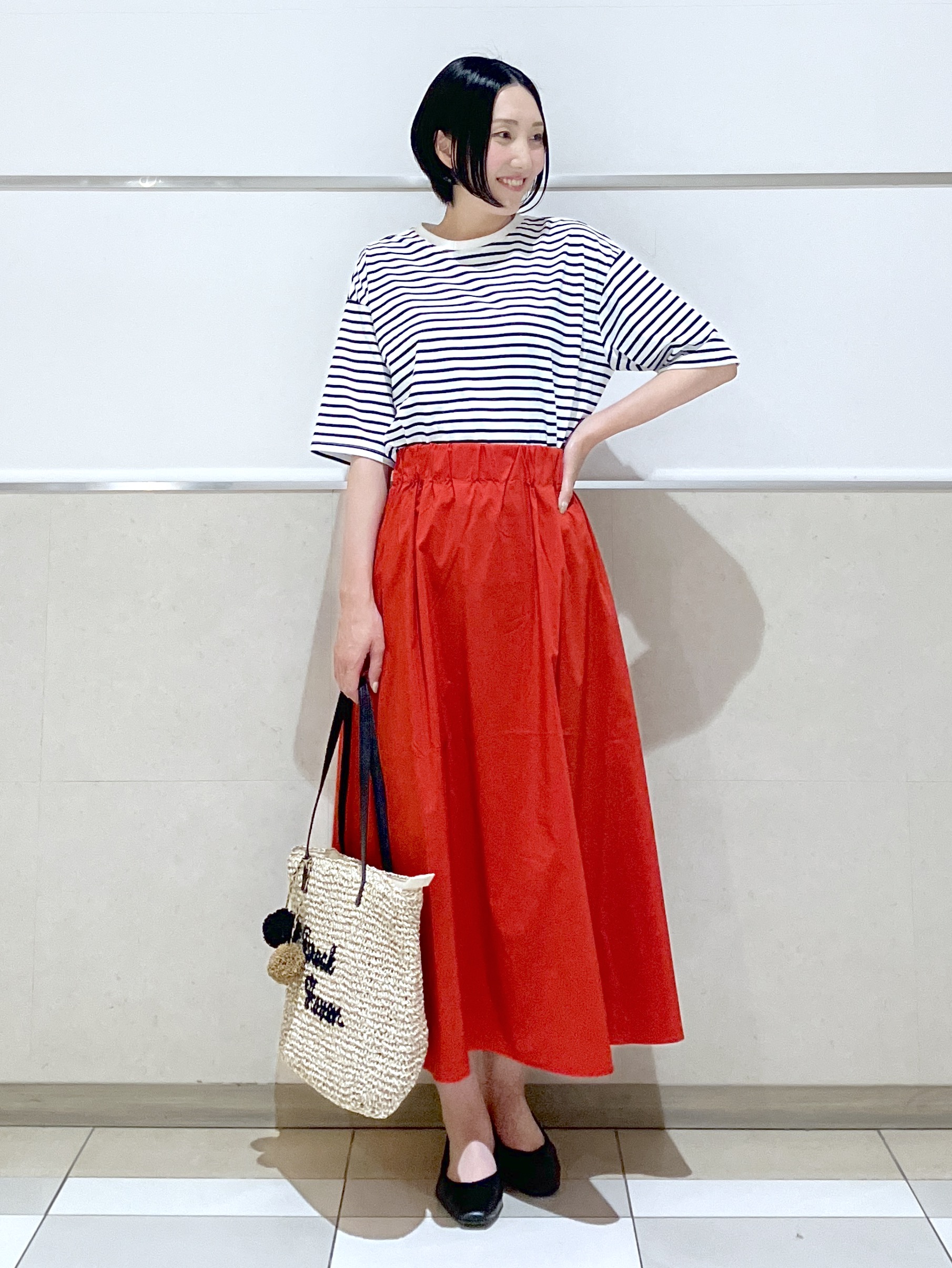 eriko さんの「Dessin｜【UVカット/接触冷感】プレーティングTシャツ」を使ったコーディネート