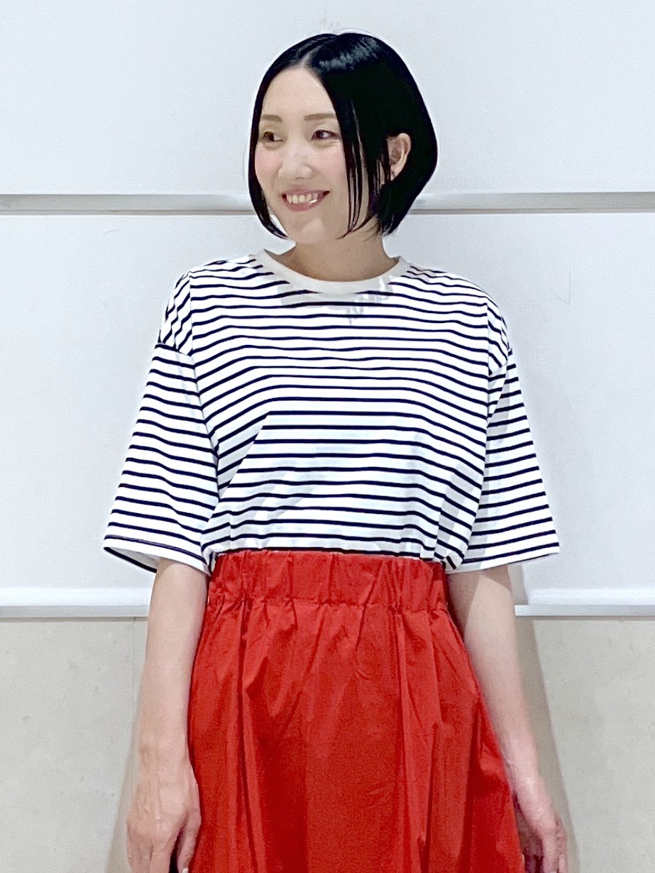 eriko さんの「Dessin｜【UVカット/接触冷感】プレーティングTシャツ」を使ったコーディネート