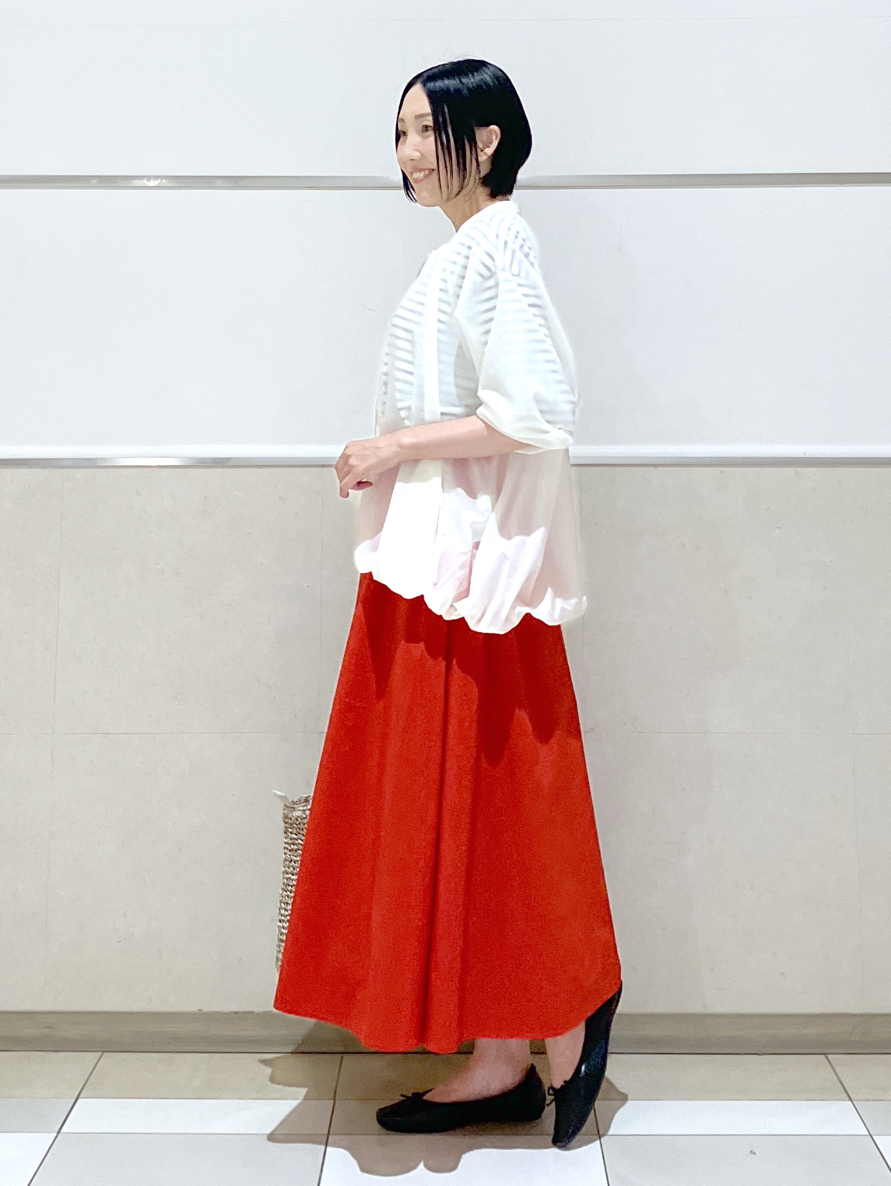 eriko さんの「Dessin｜【UVカット/接触冷感】プレーティングTシャツ」を使ったコーディネート