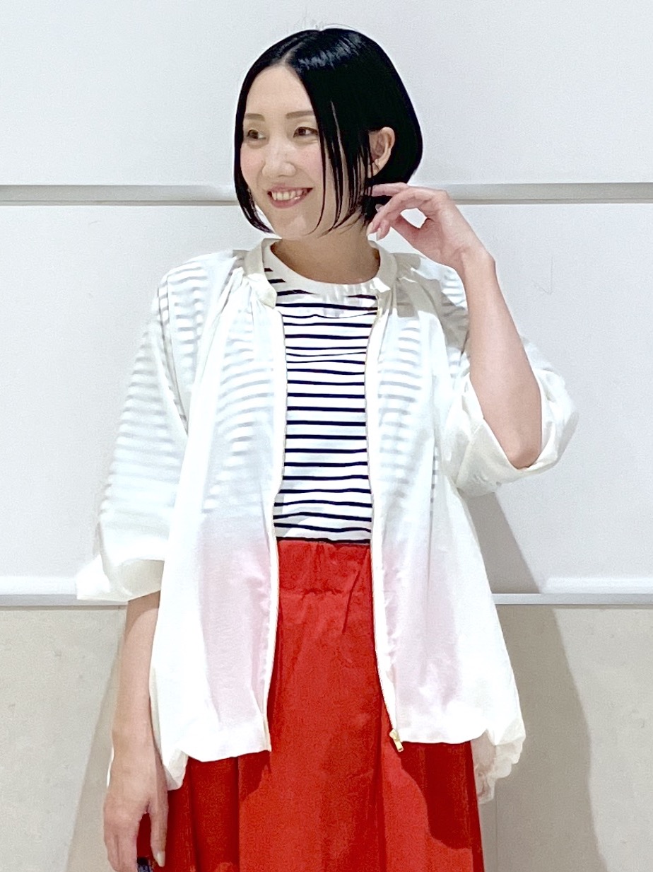 eriko さんの「Dessin｜【UVカット/接触冷感】プレーティングTシャツ」を使ったコーディネート