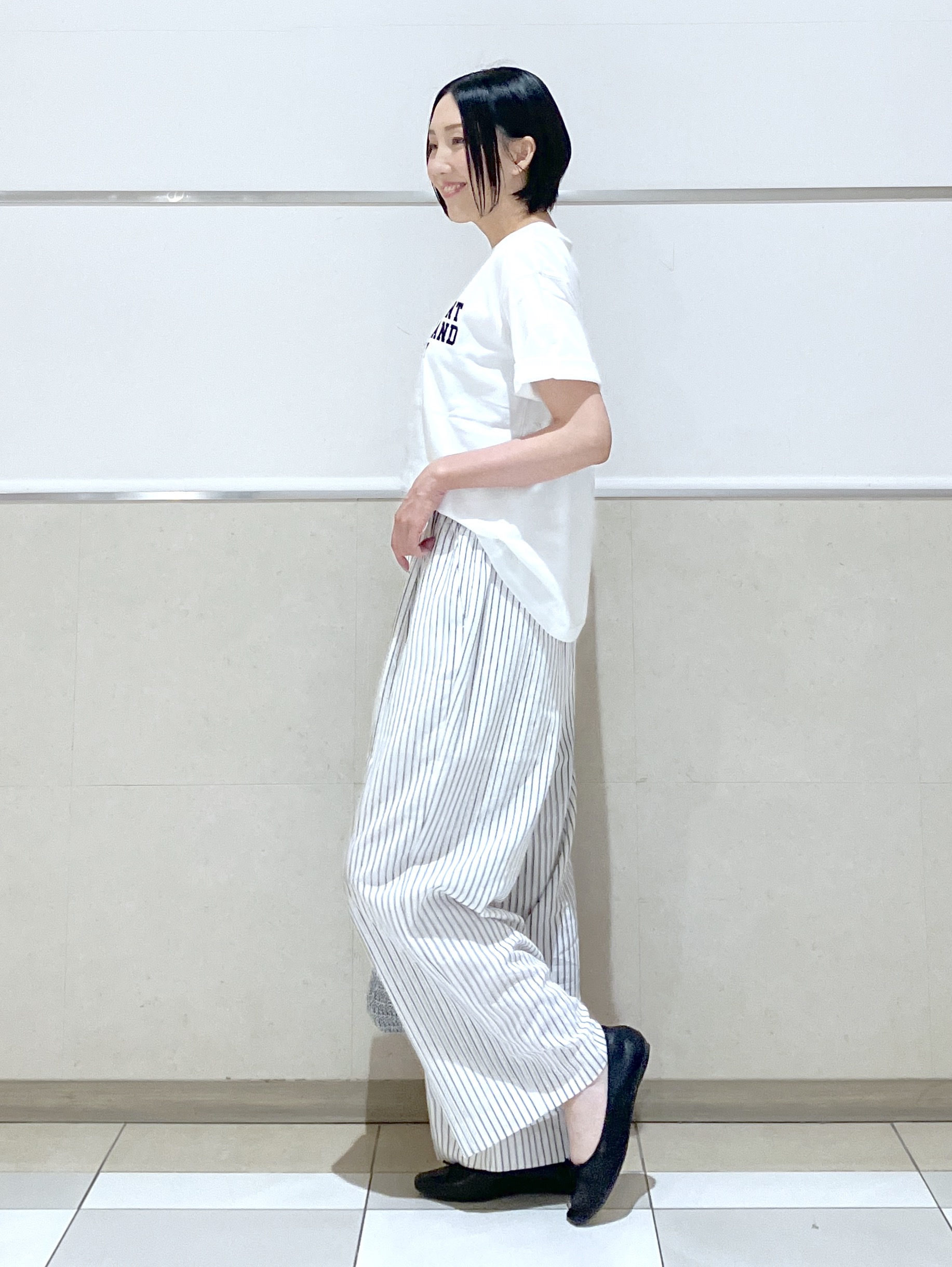 eriko さんの「Dessin｜【ユニセックス/洗える】オーガニックロゴTシャツ」を使ったコーディネート