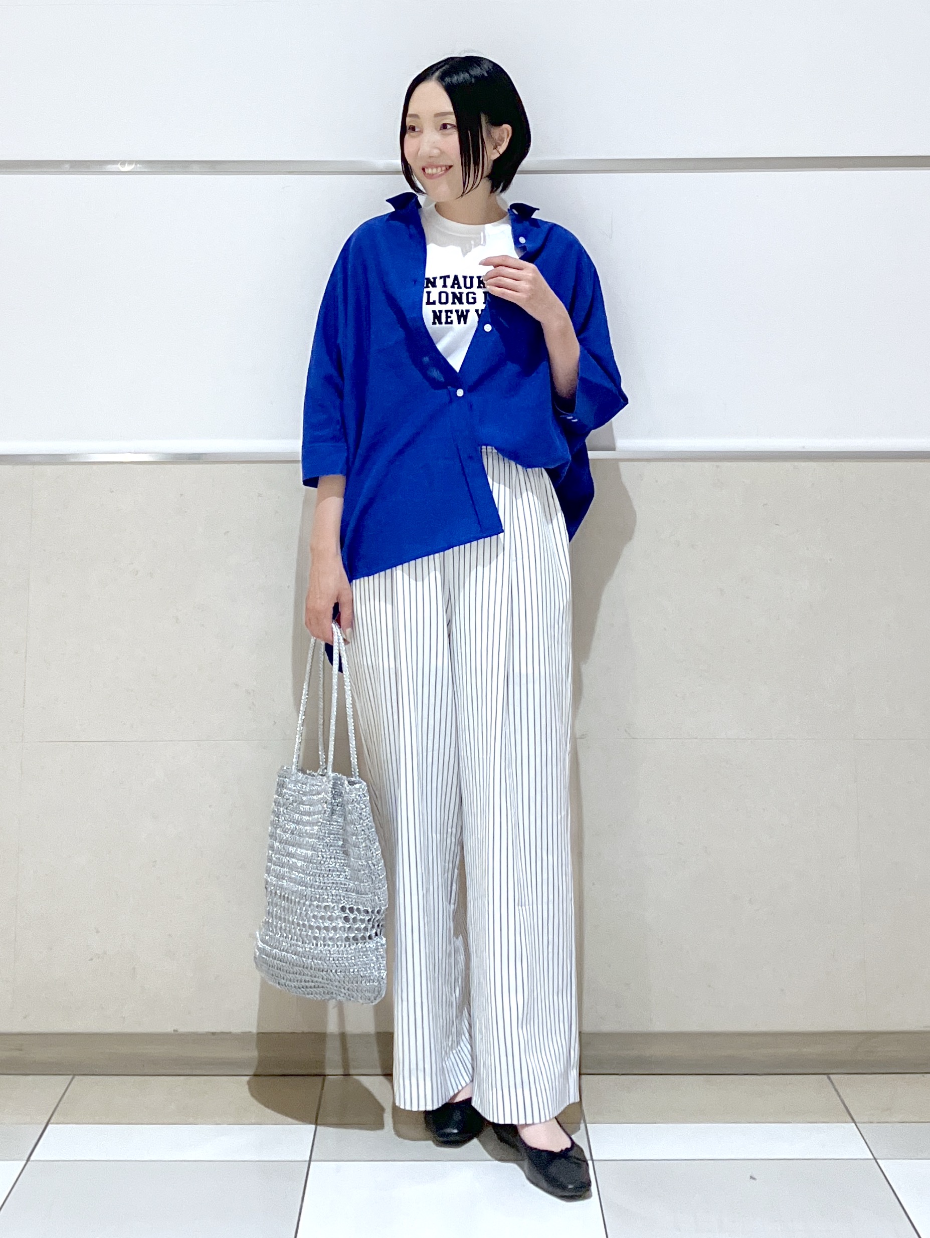 eriko さんの「Dessin｜【ユニセックス/洗える】オーガニックロゴTシャツ」を使ったコーディネート