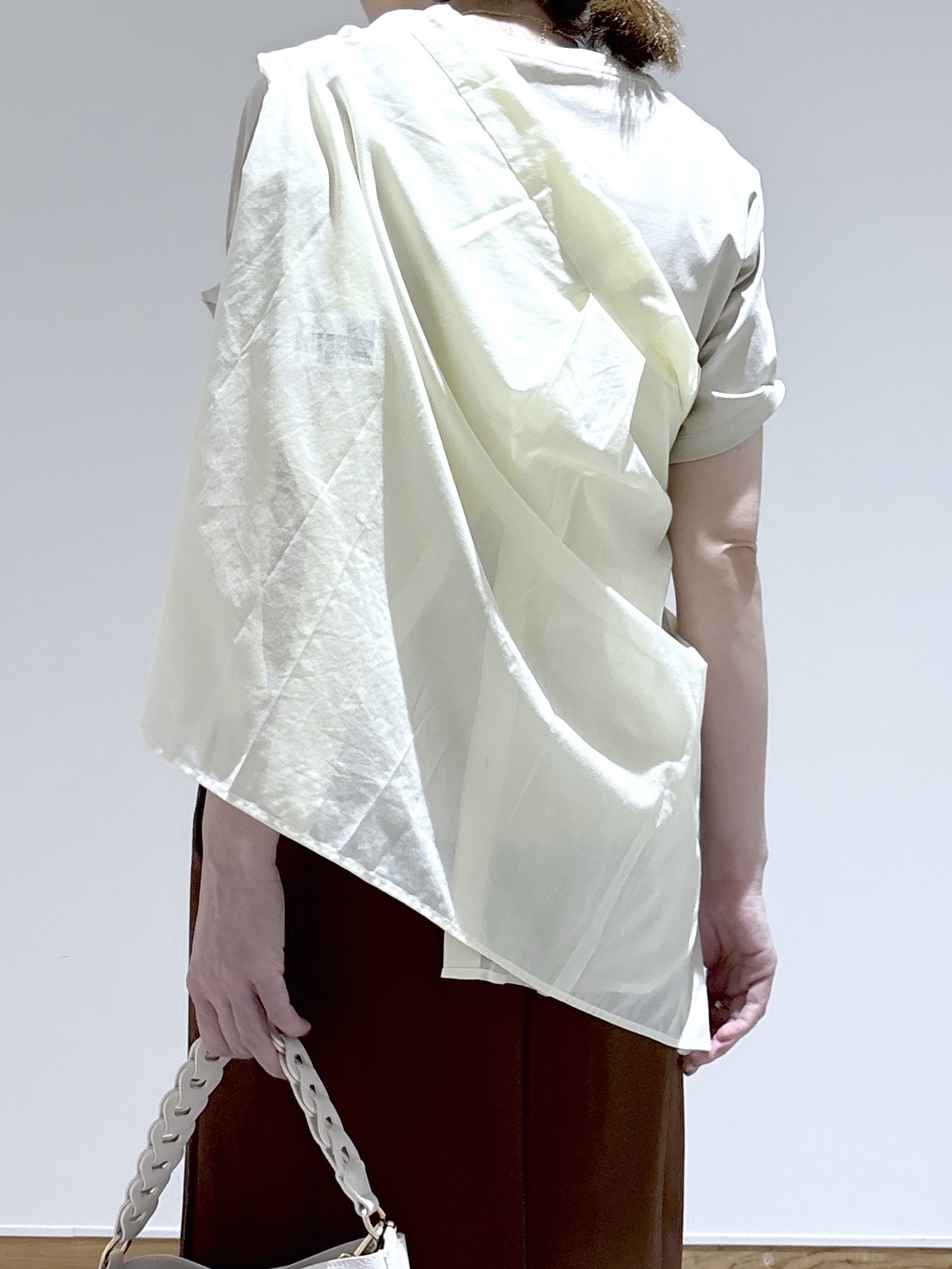 はなさんの「OPAQUE.CLIP｜オーガニックコットン混ベーシックTシャツ【洗濯機OK】《SS～LL》」を使ったコーディネート