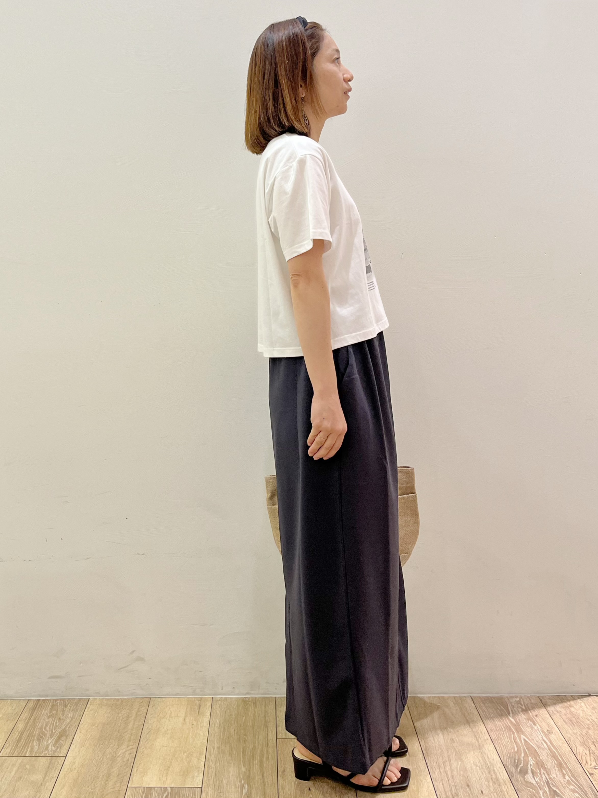 kcさんの「OPAQUE.CLIP｜【LIFE PICTURE COLLECTION】アソートフォトTシャツ」を使ったコーディネート