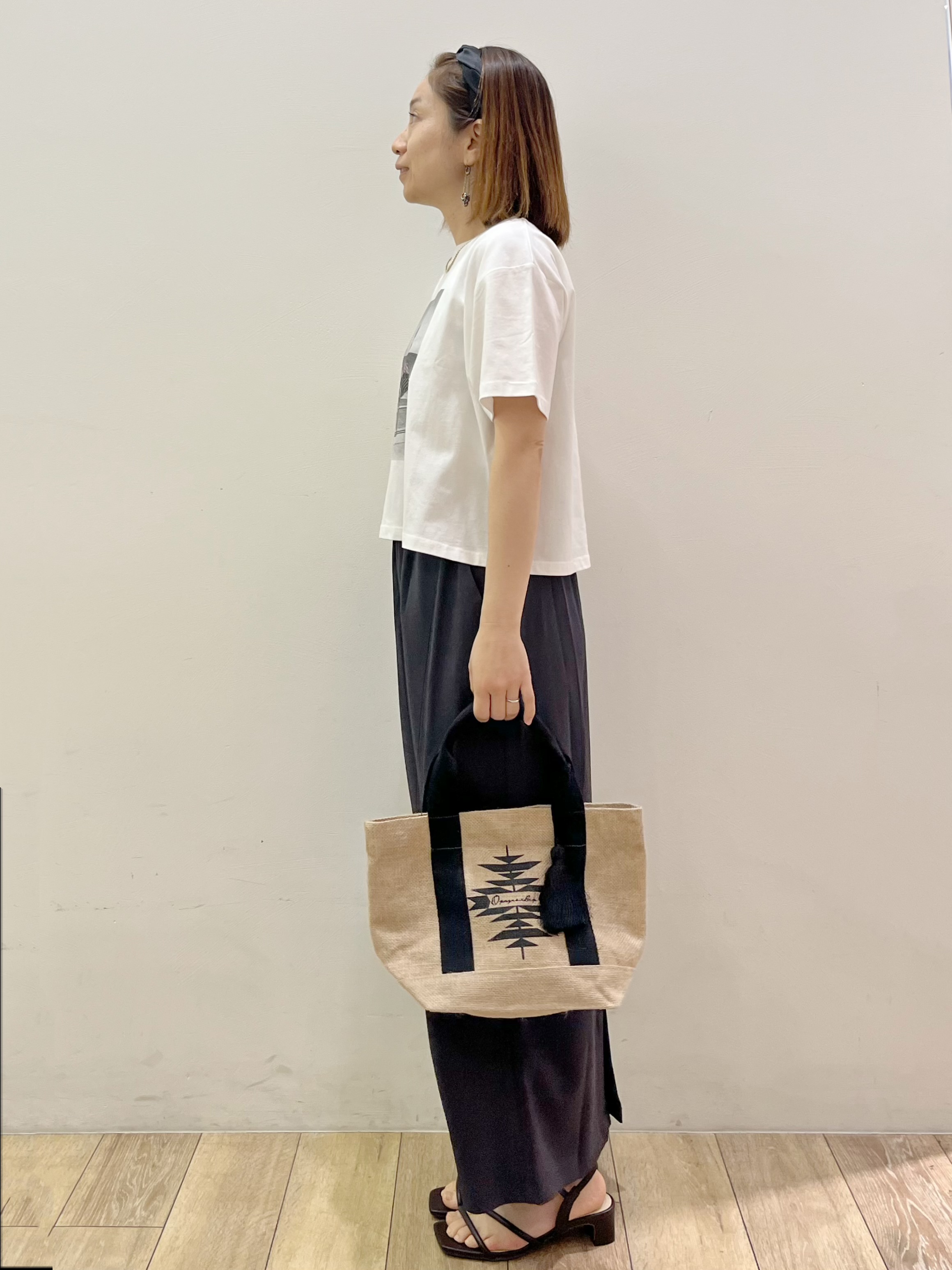 kcさんの「OPAQUE.CLIP｜【LIFE PICTURE COLLECTION】アソートフォトTシャツ」を使ったコーディネート