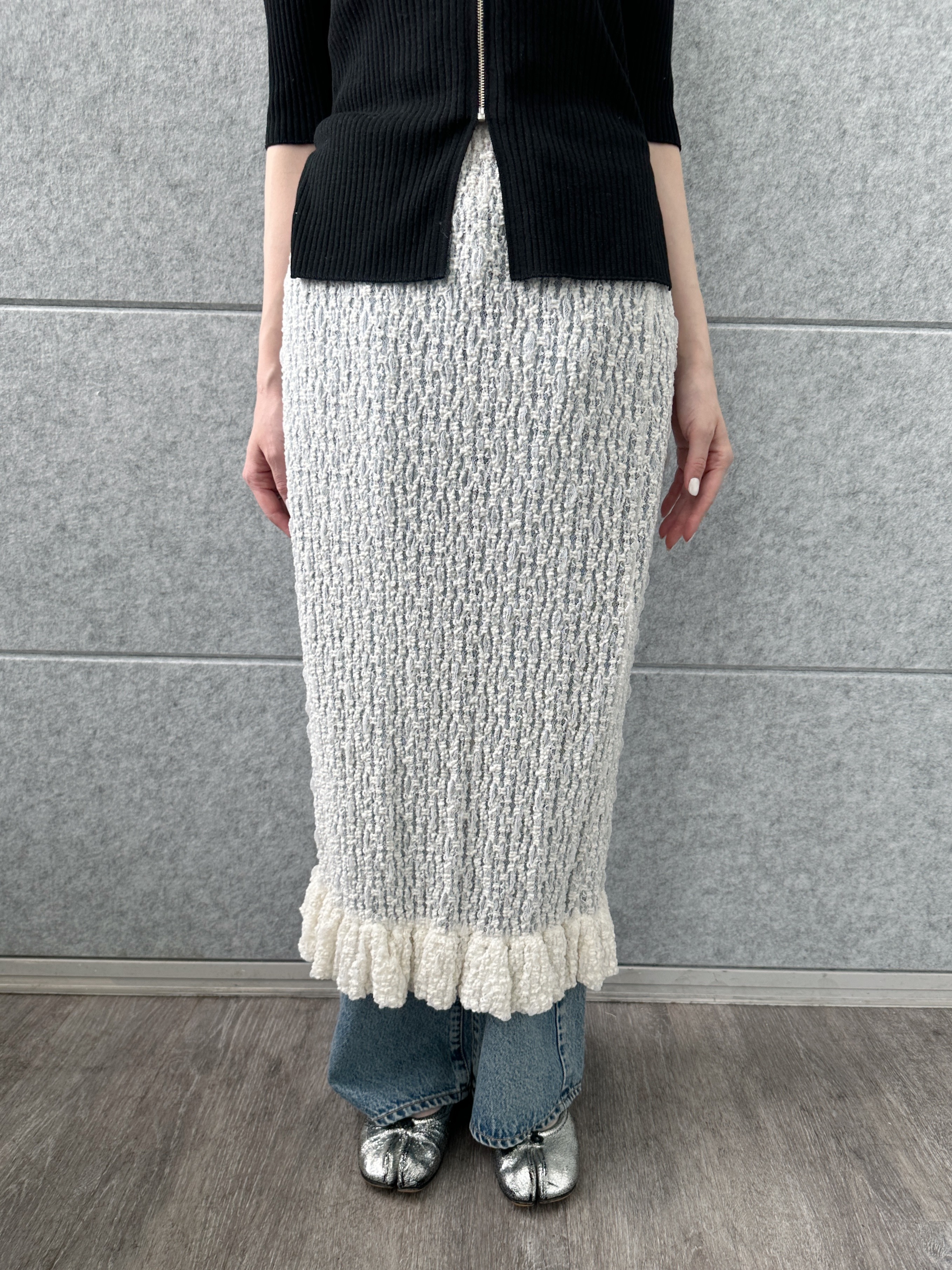 Buyer sakkoさんの「CODE A｜rib zip cardigan」を使ったコーディネート