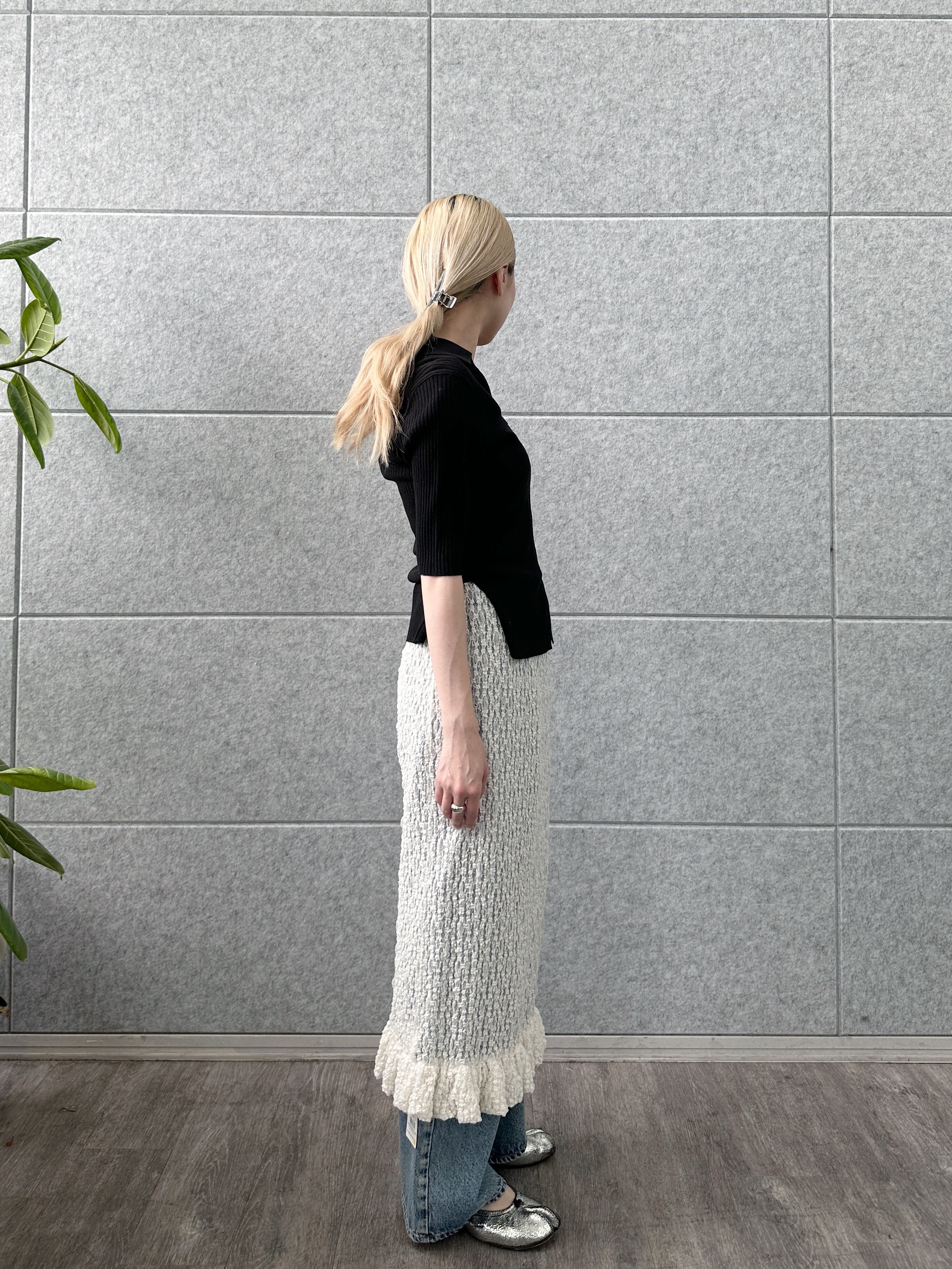 Buyer sakkoさんの「CODE A｜rib zip cardigan」を使ったコーディネート