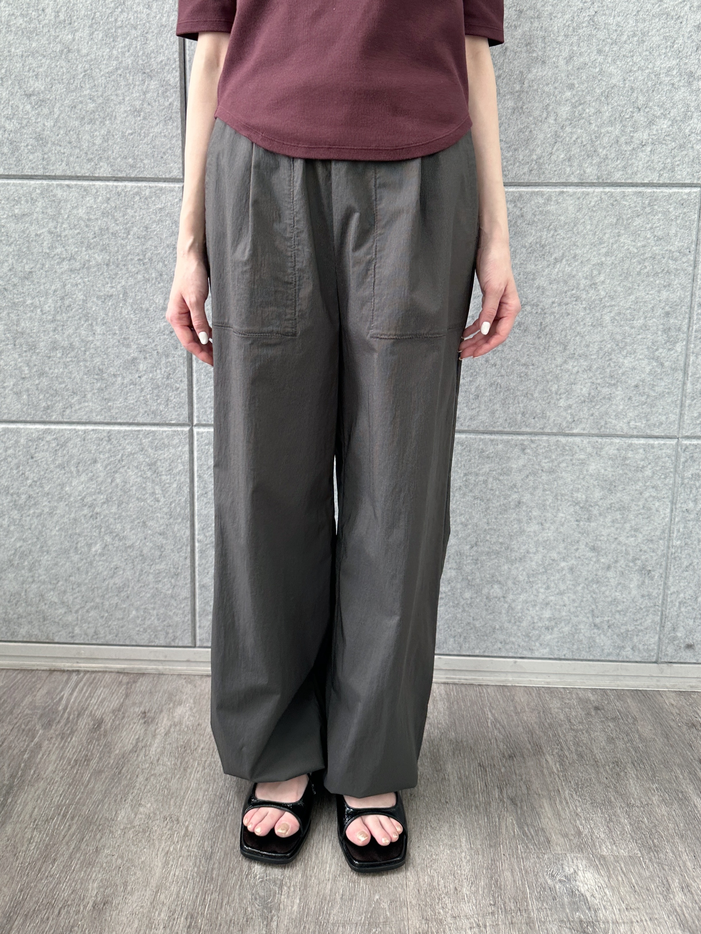 Buyer sakkoさんの「CODE A｜rib jersey point neck tee」を使ったコーディネート