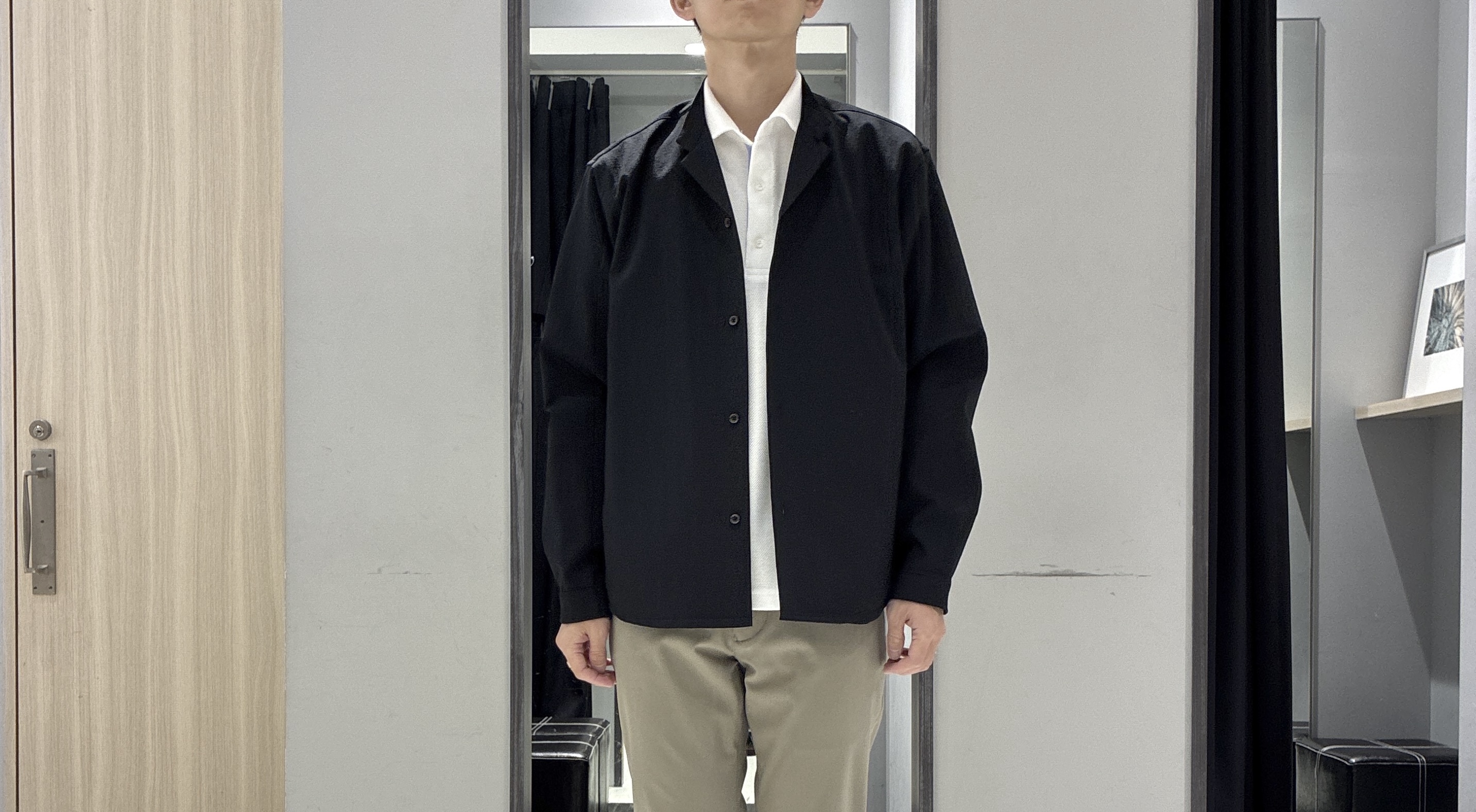 わいずみさんの「TAKEO KIKUCHI｜【撥水・洗える・シワになりにくい】 リランチェ（R） シャツ」を使ったコーディネート