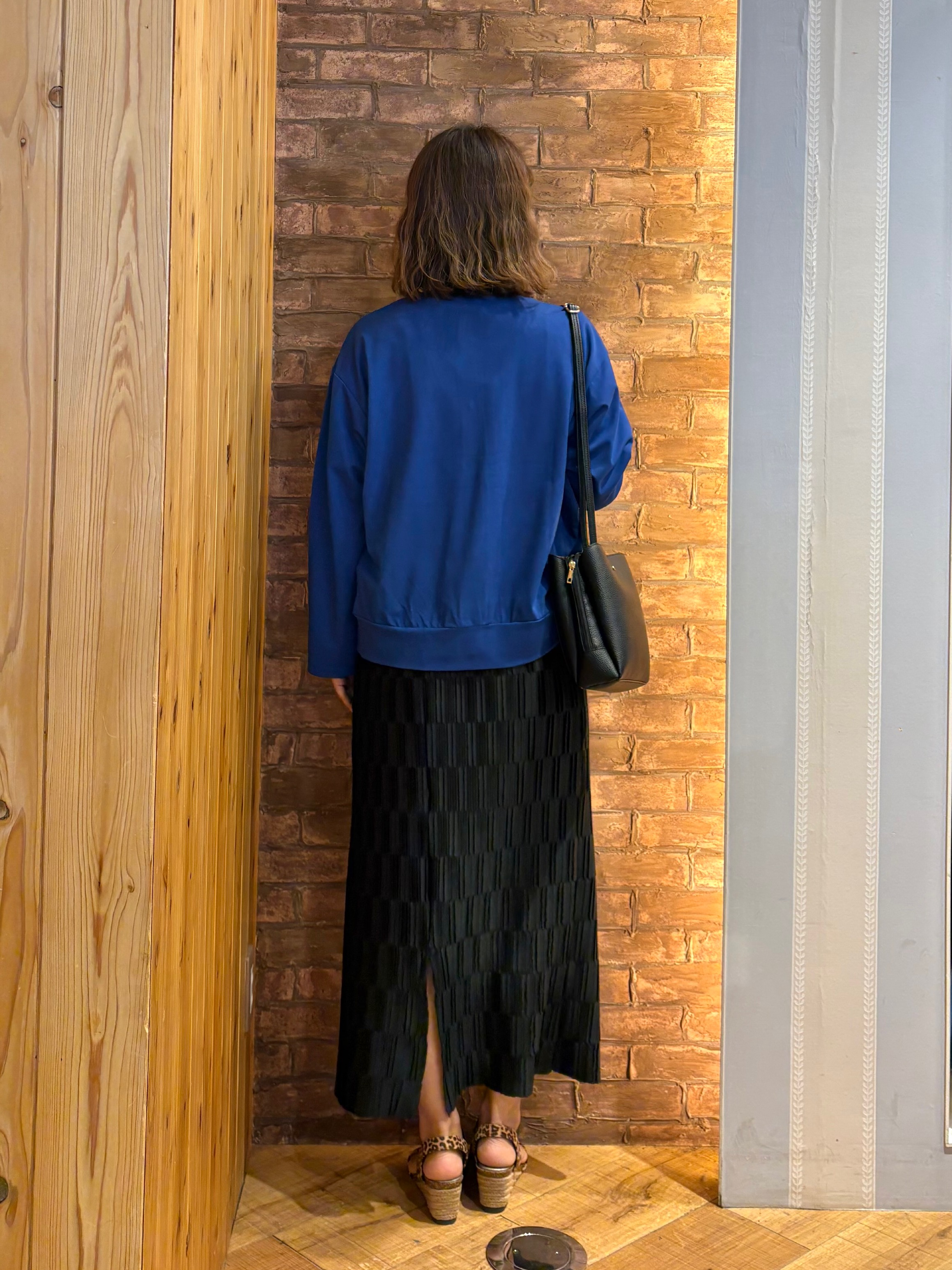 mieさんの「SHOO･LA･RUE｜【UV/S-LL】着ごこちなめらか カノコ編みカーディガン」を使ったコーディネート
