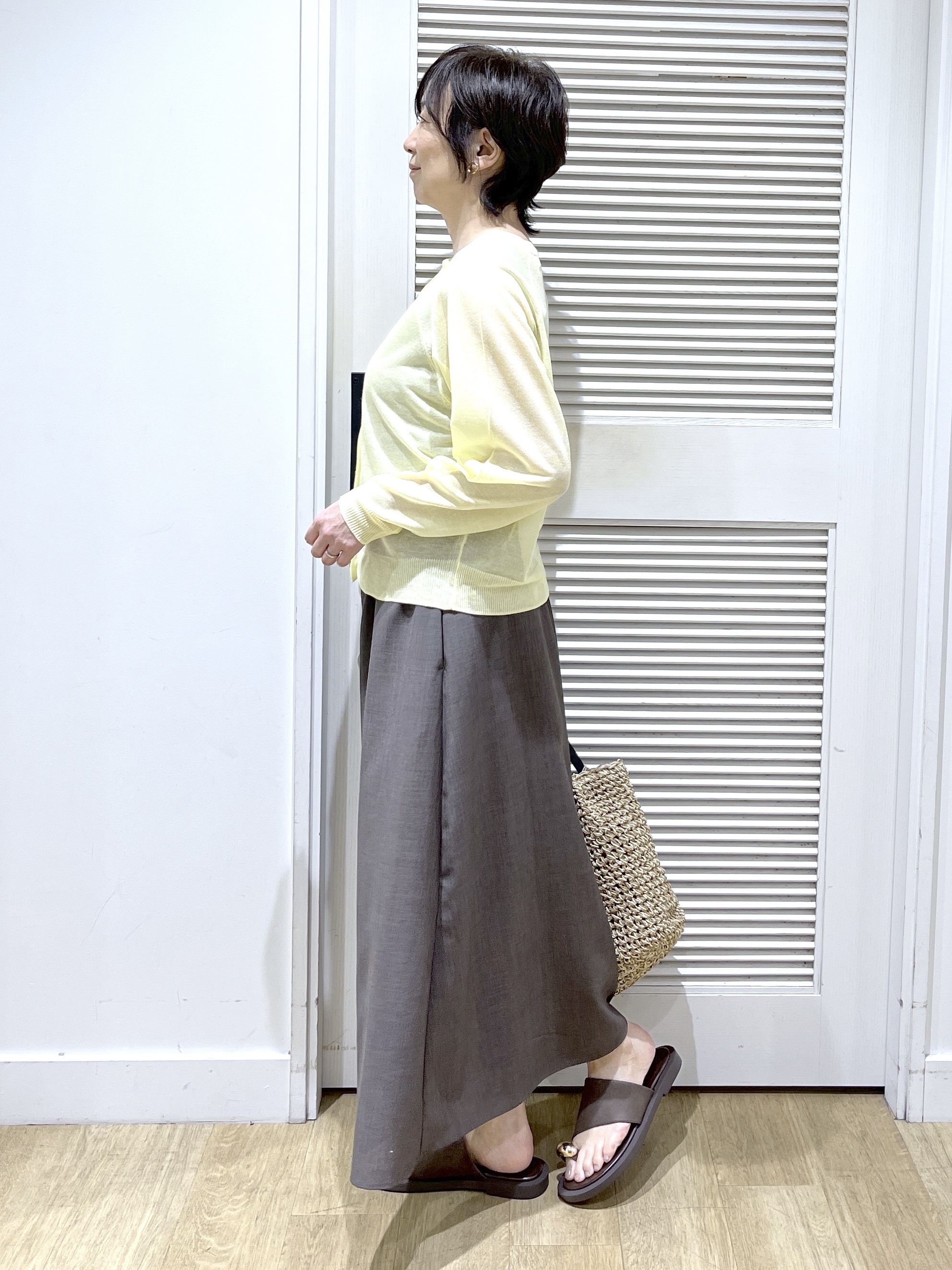 Miyazakiさんの「Dessin｜お守りカーディガン -ウォッシャブル-」を使ったコーディネート