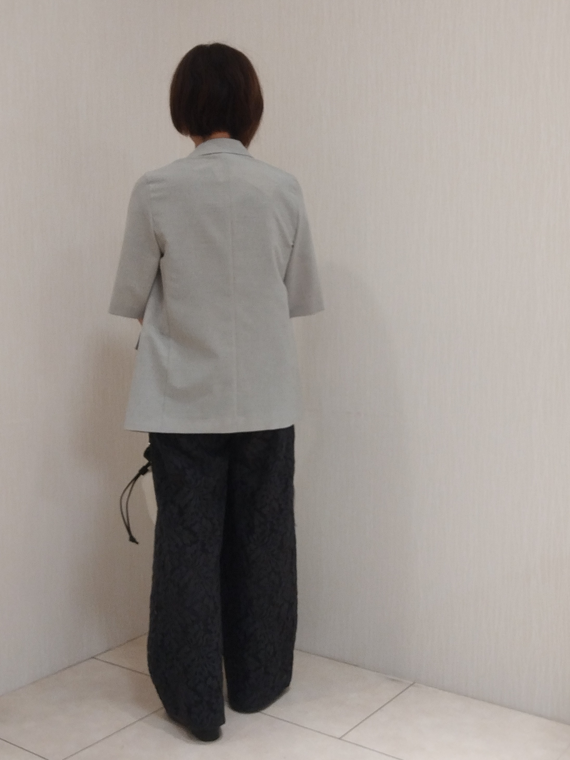 u&minus;macoさんの「UNTITLED｜【11色展開/体型カバー】前後2WAYフレンチスリーブニット」を使ったコーディネート