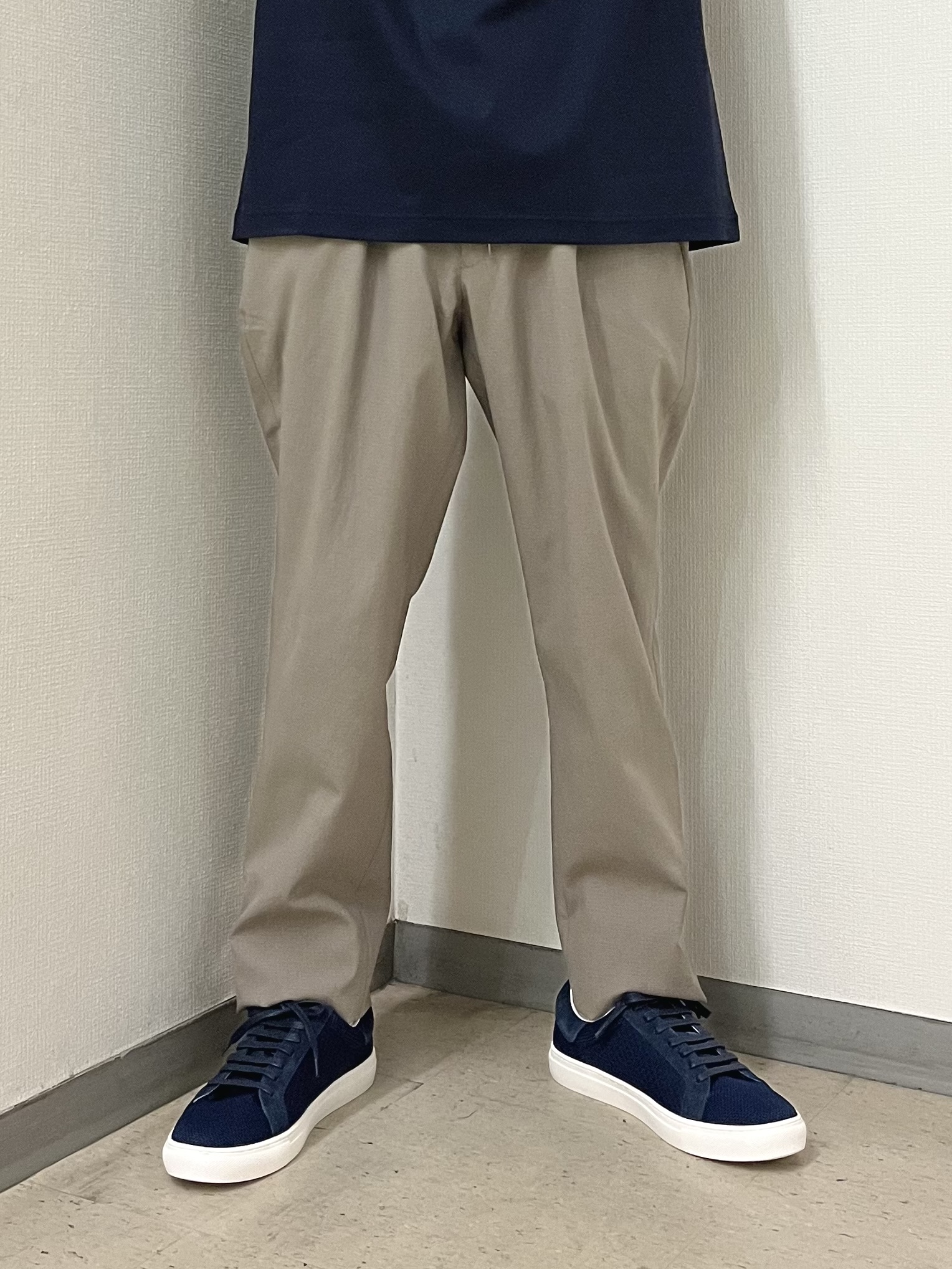 URAさんの「TAKEO KIKUCHI｜【吸汗速乾】タイル柄プリント 半袖シャツ」を使ったコーディネート