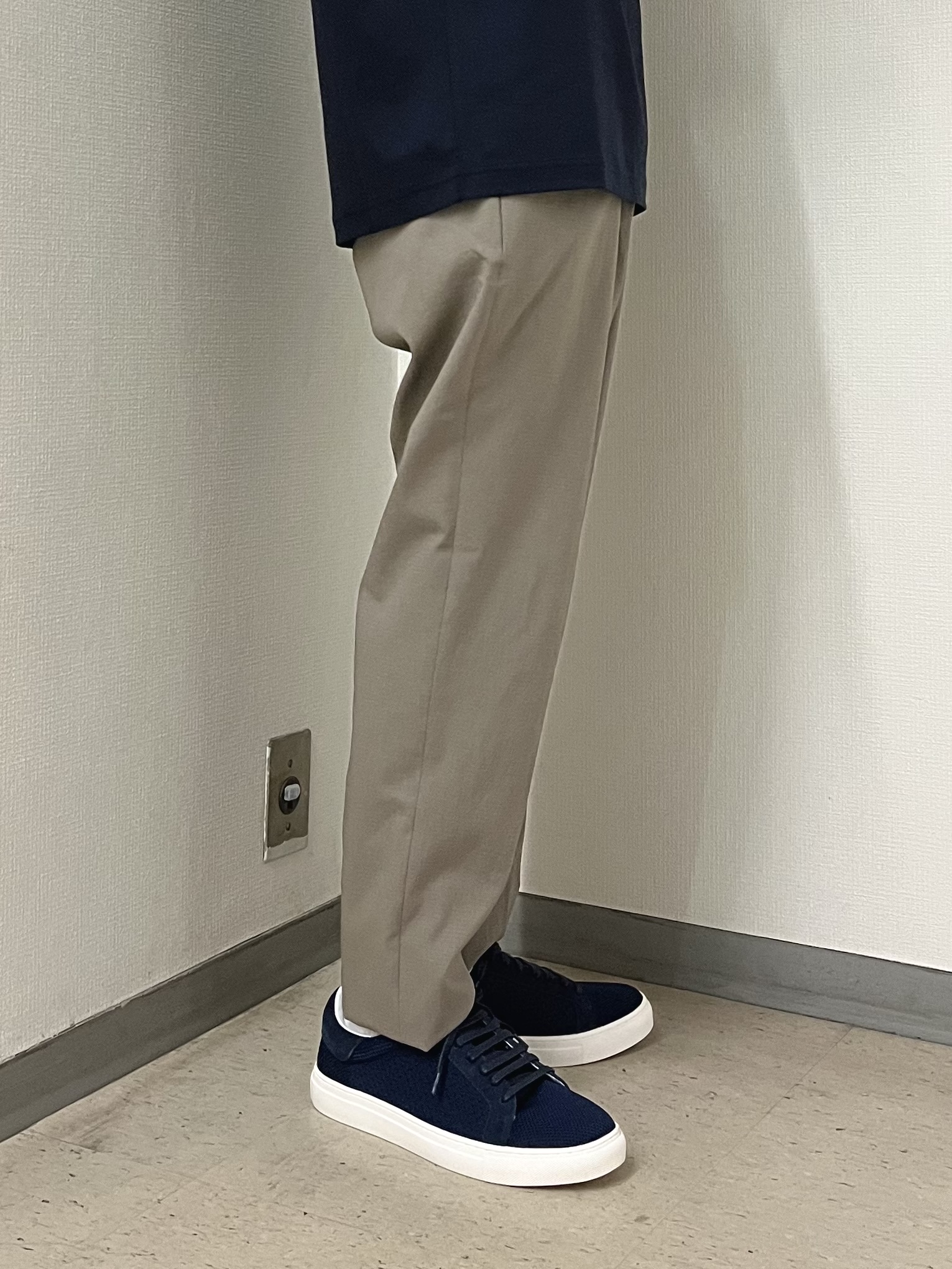 URAさんの「TAKEO KIKUCHI｜【吸汗速乾】タイル柄プリント 半袖シャツ」を使ったコーディネート