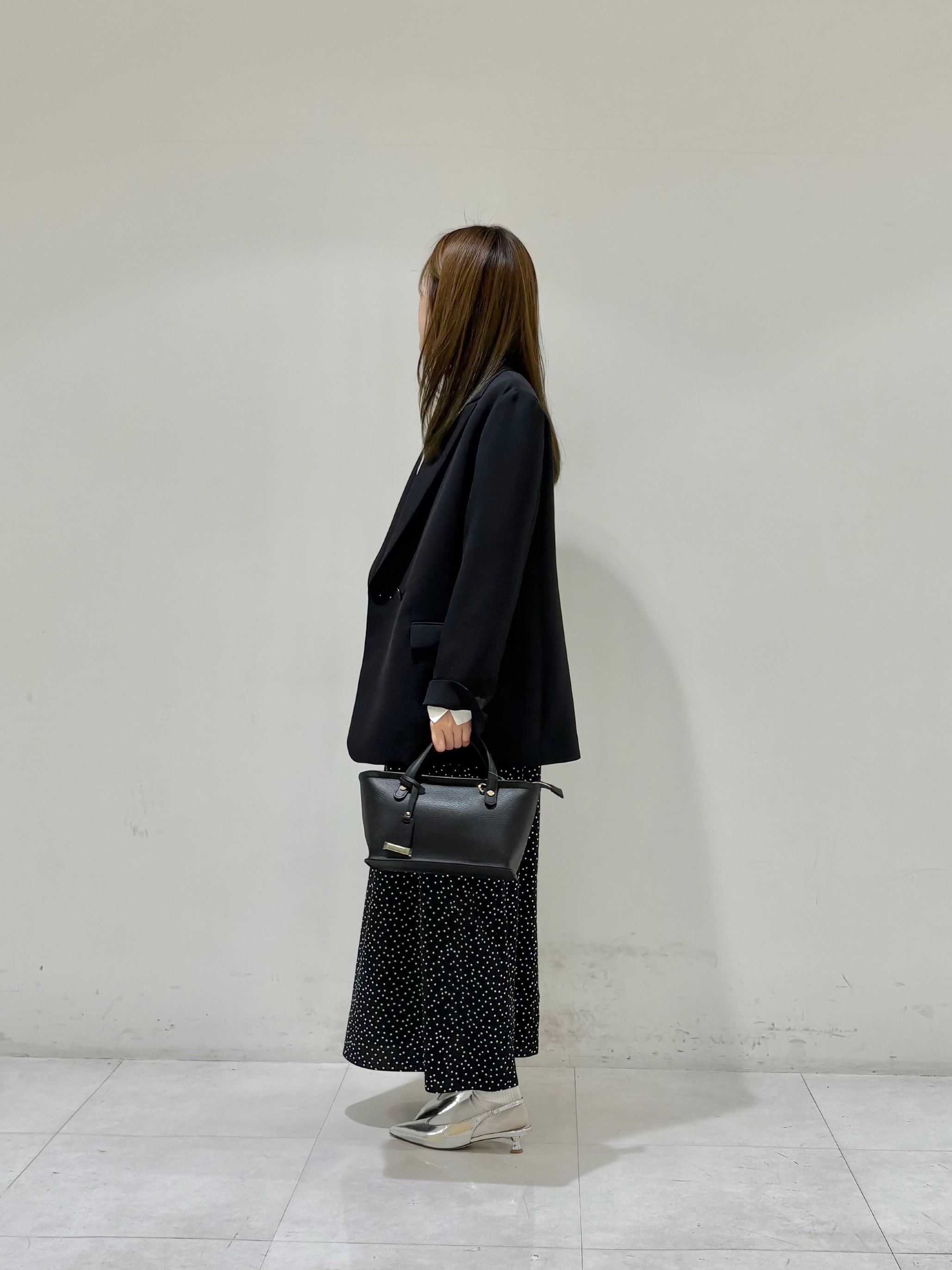 kyokaさんの「UNTITLED｜◆【洗える/ストレッチ性】ダブルブレストジャケット」を使ったコーディネート