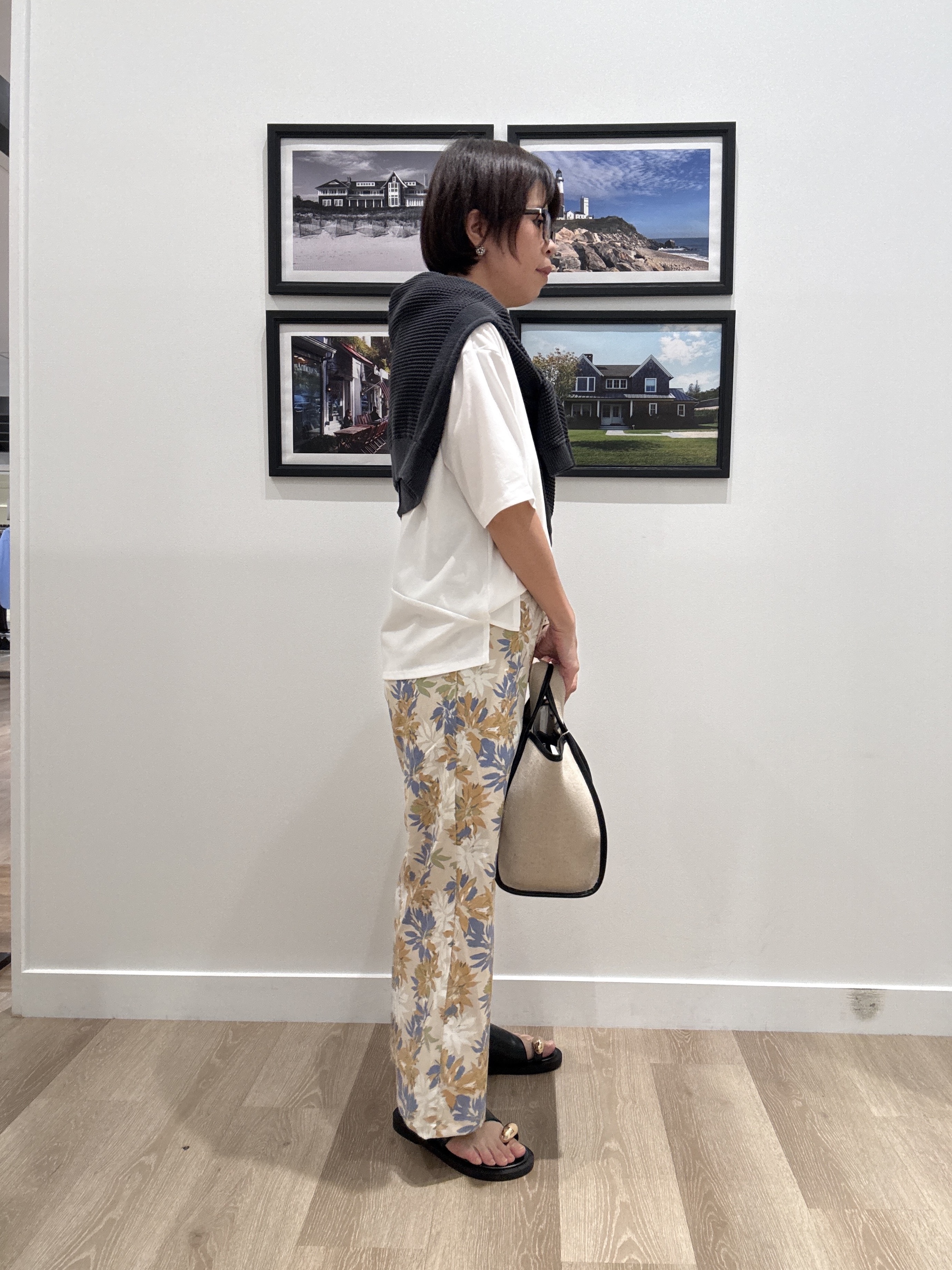 Naoさんの「Dessin｜【UVカット/接触冷感】プレーティングTシャツ」を使ったコーディネート