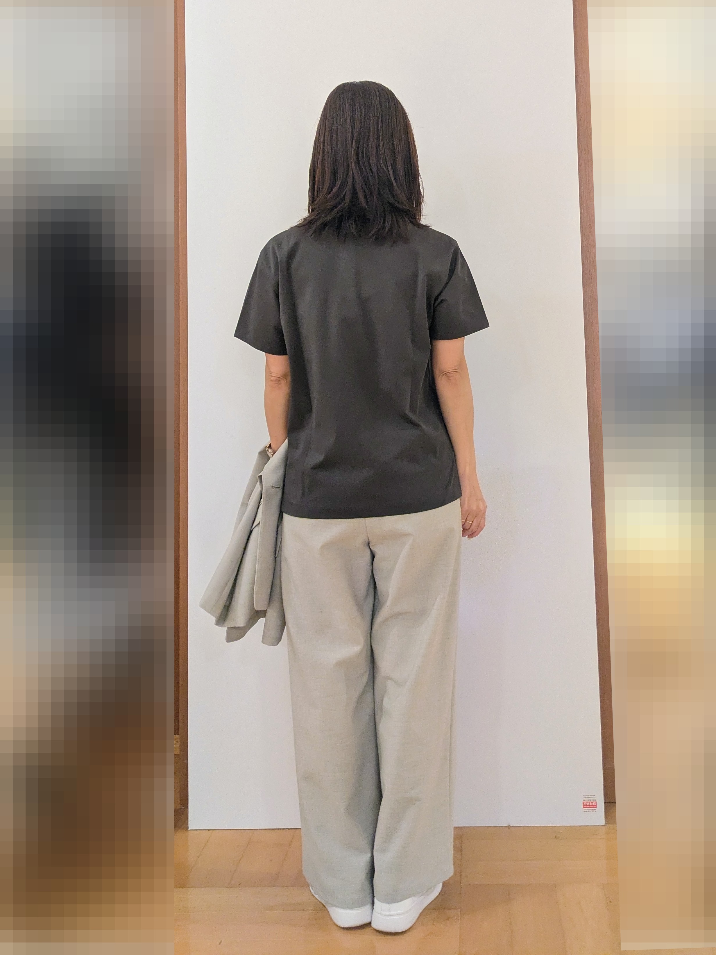 laverさんの「UNTITLED｜【シワになりにくい/セットアップ可/接触冷感】ハーフスリーブジャケット」を使ったコーディネート