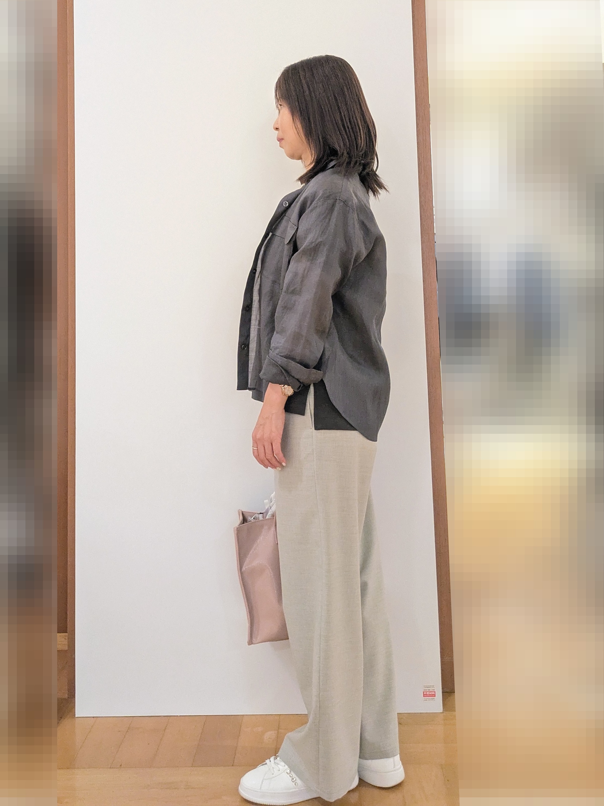 laverさんの「UNTITLED｜【接触冷感】ドライタッチシャツ」を使ったコーディネート