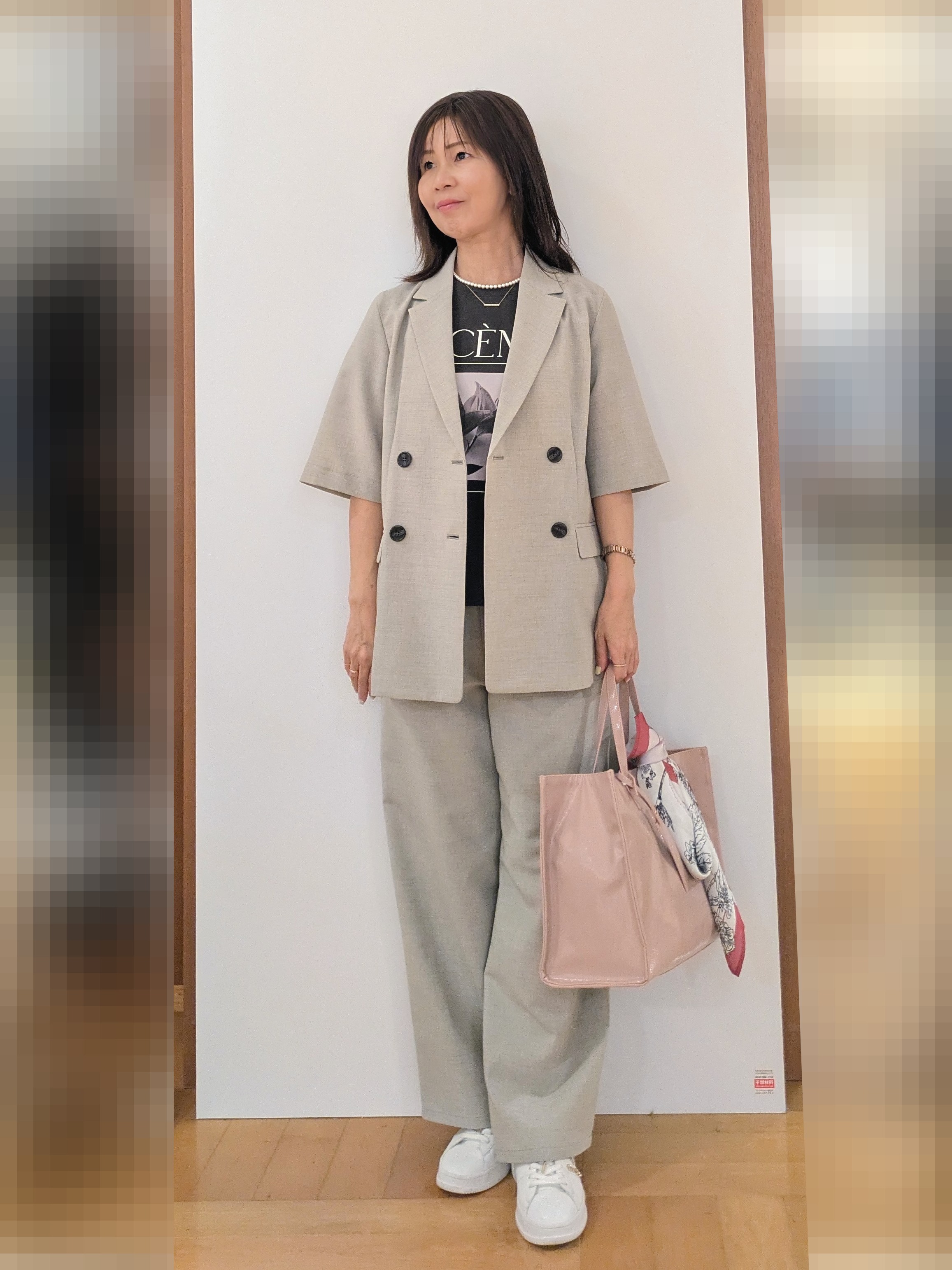 laverさんの「UNTITLED｜【ロゴ/プリント】グラフィックTシャツ」を使ったコーディネート