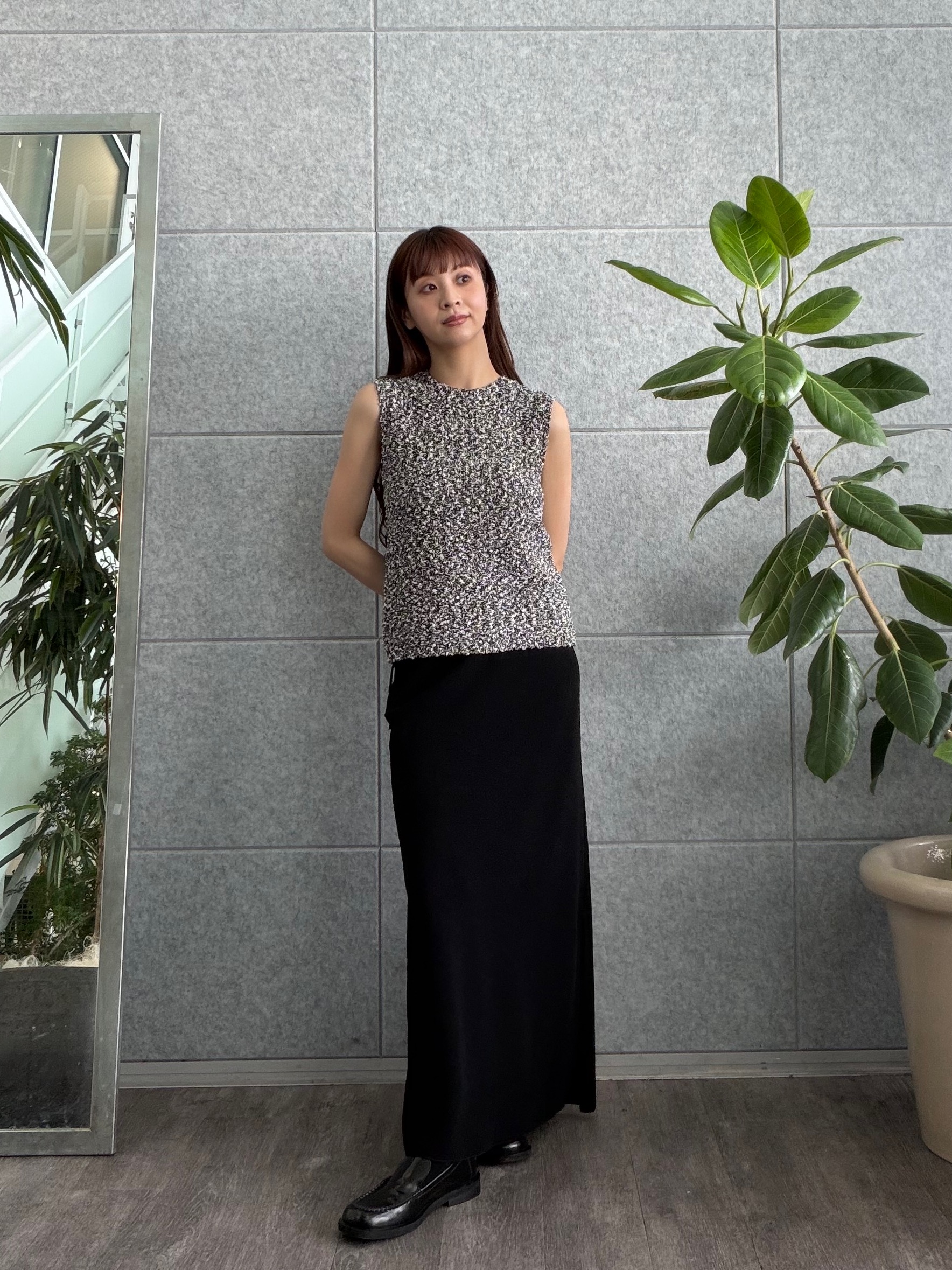 kanamiさんの「CODE A｜【ReRe】easy－fit long skirt」を使ったコーディネート