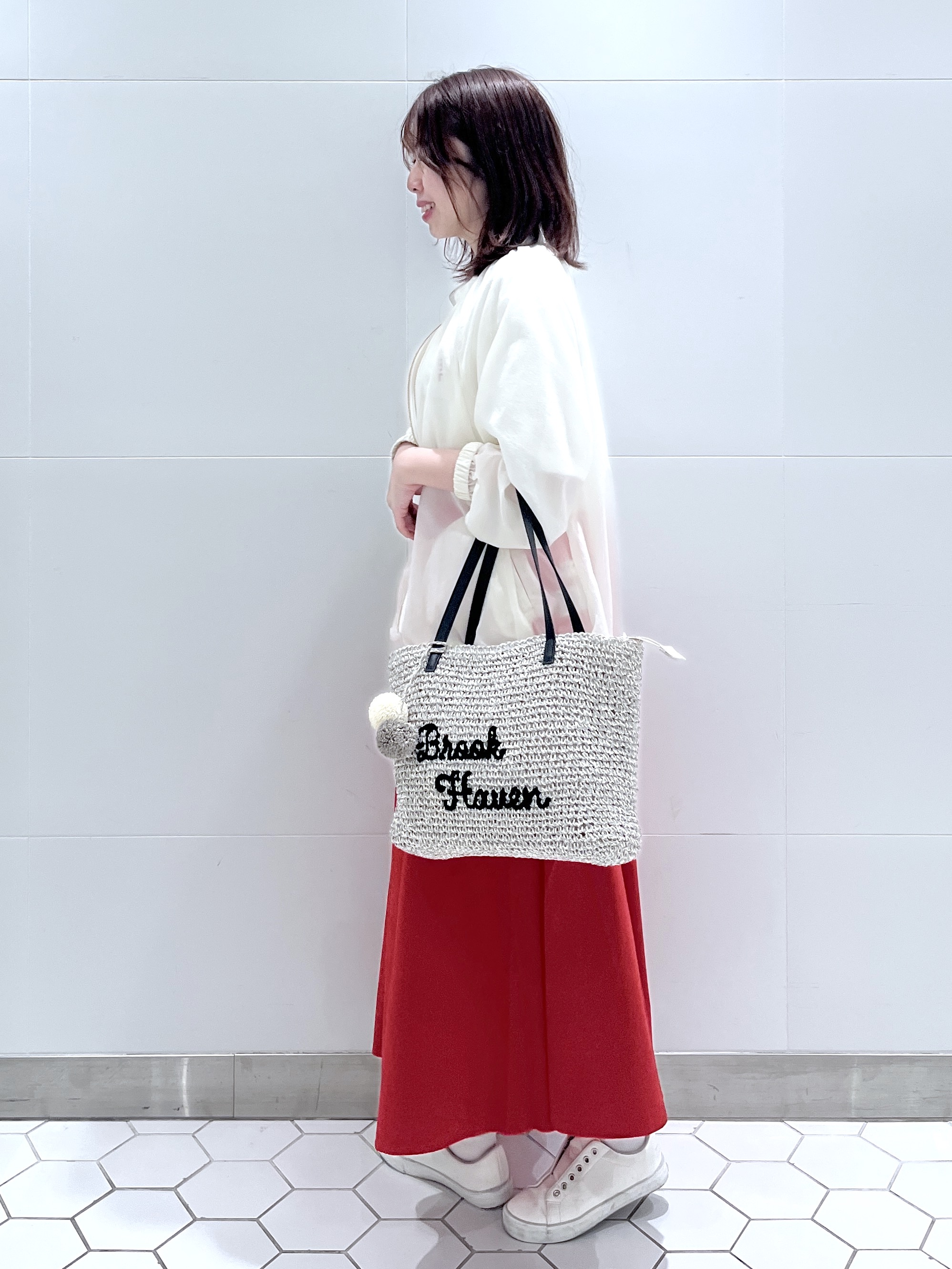 Makinoさんの「Dessin｜【洗える】シアーナイロンジップブルゾン」を使ったコーディネート