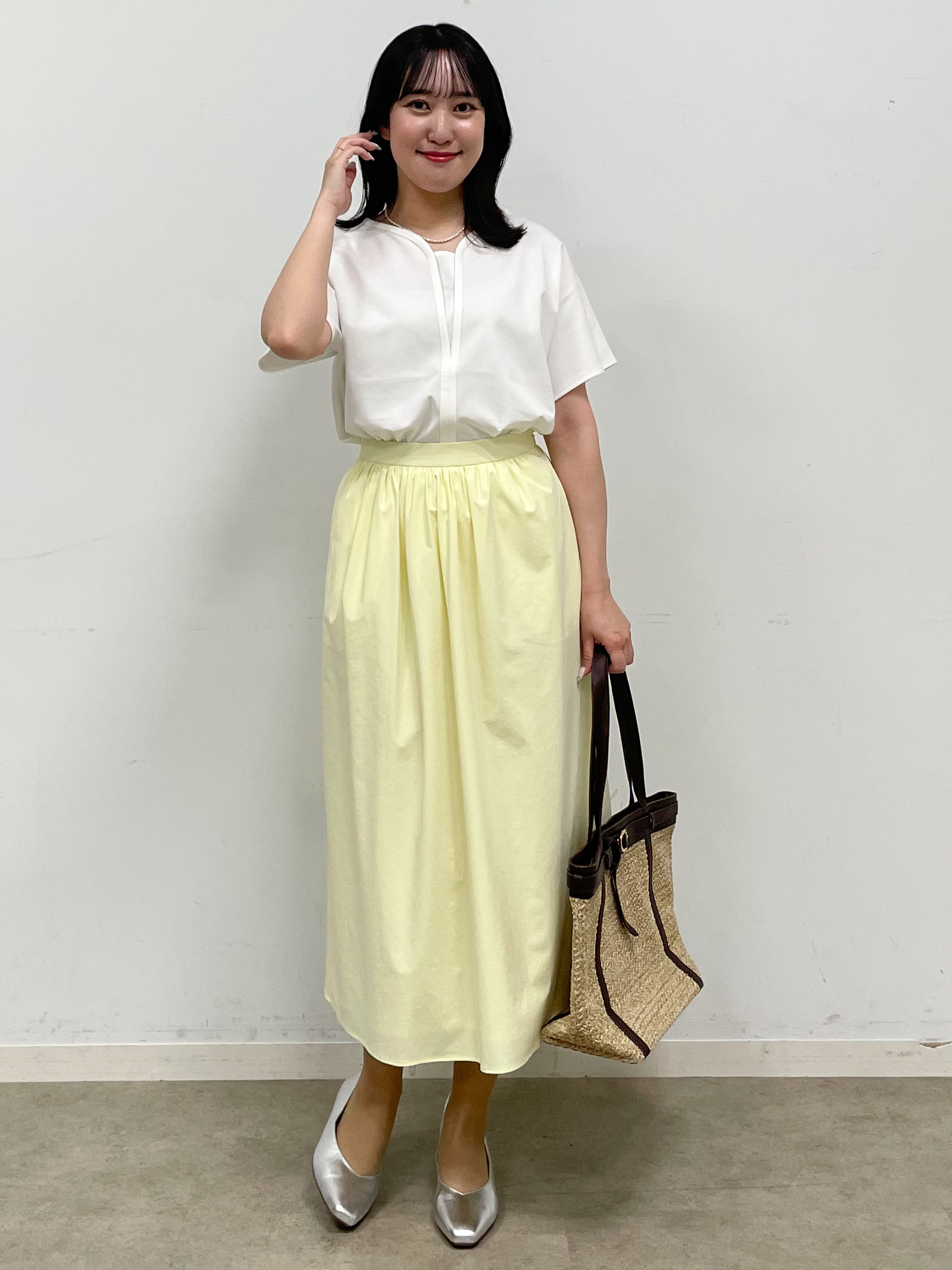 yukariさんの「Reflect｜【UVカット／接触冷感／吸水速乾】フレアスリーブプルオーバー」を使ったコーディネート