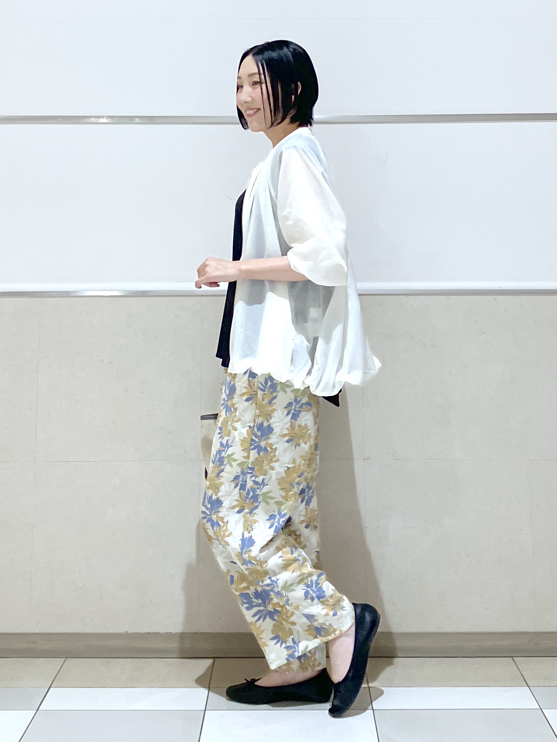eriko さんの「Dessin｜【洗える】シアーナイロンジップブルゾン」を使ったコーディネート