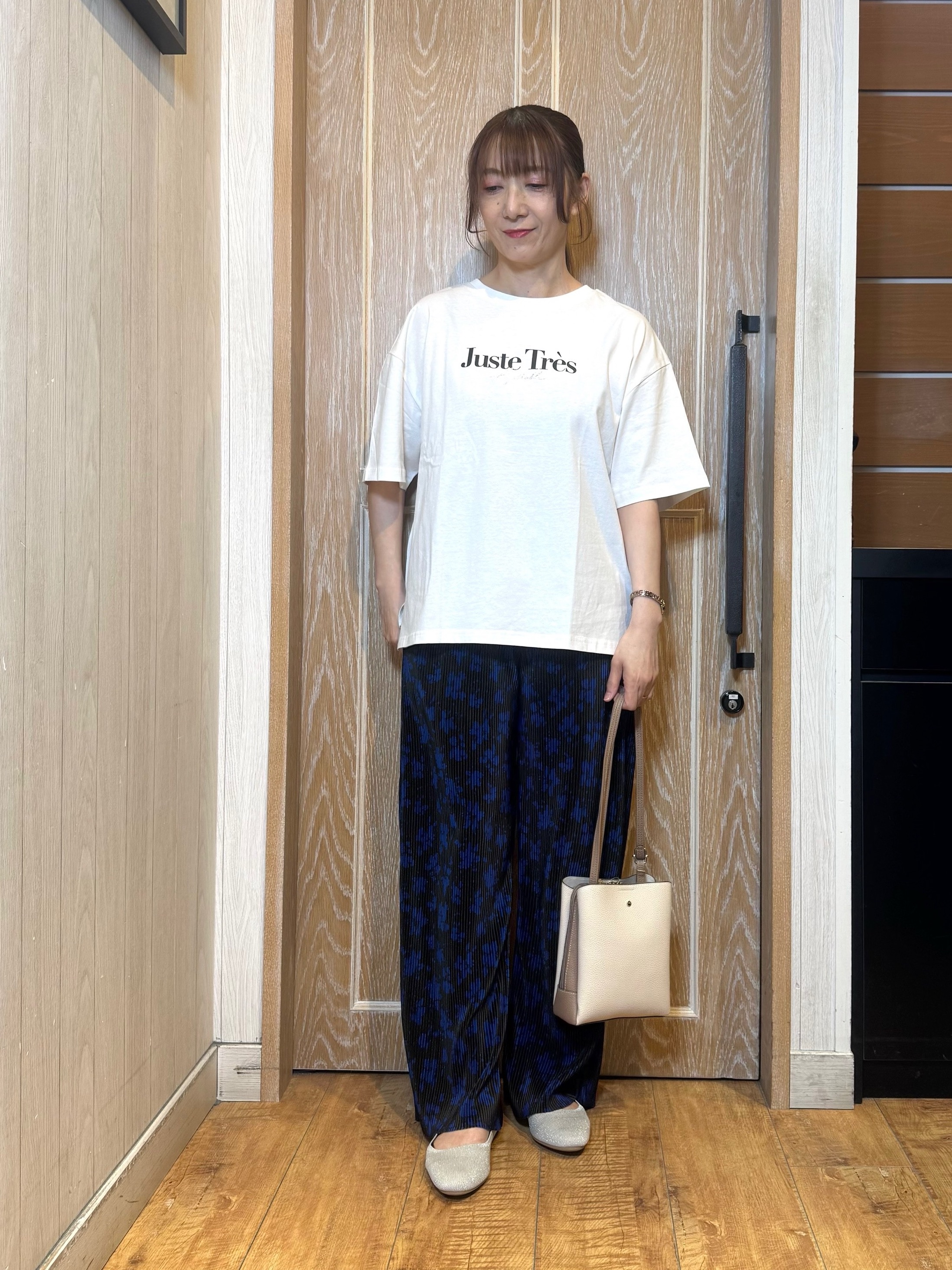 KAORIさんの「SHOO･LA･RUE｜【UV/S-LL】着ごこちなめらか カノコ編みカーディガン」を使ったコーディネート
