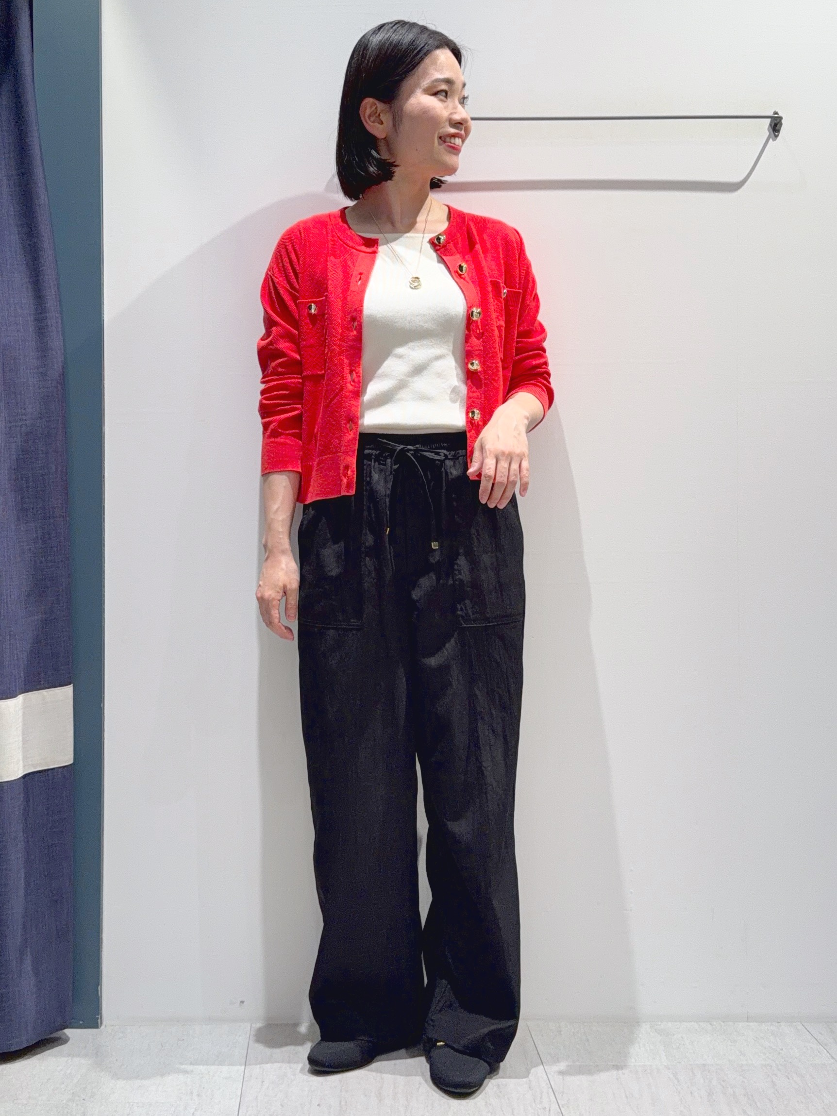 あんりさんの「grove｜【貴島明日香さん着用】フロントポケットカーディガン」を使ったコーディネート