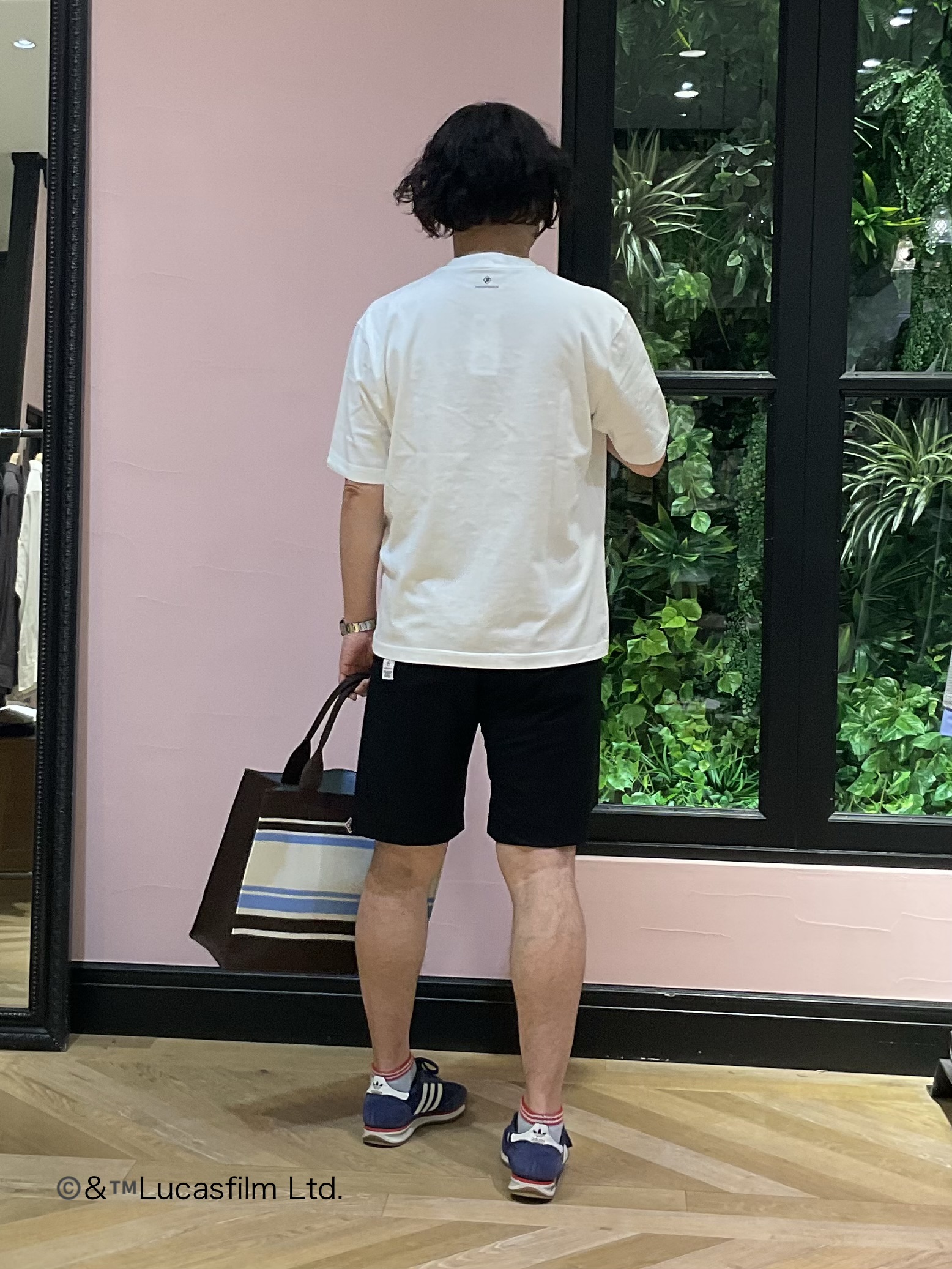 Nagaseさんの「DRESSTERIOR｜◆【接触冷感】STAR WARS ロゴTシャツ」を使ったコーディネート