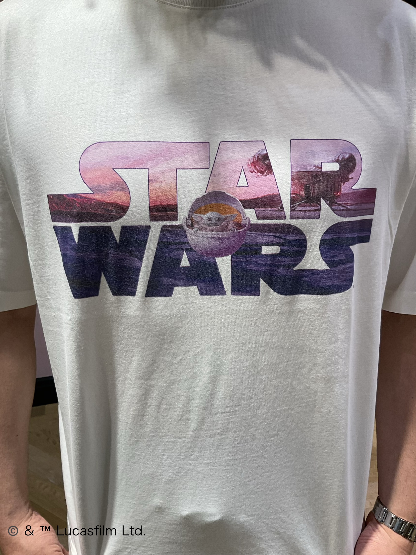 Nagaseさんの「DRESSTERIOR｜◆【接触冷感】STAR WARS ロゴTシャツ」を使ったコーディネート