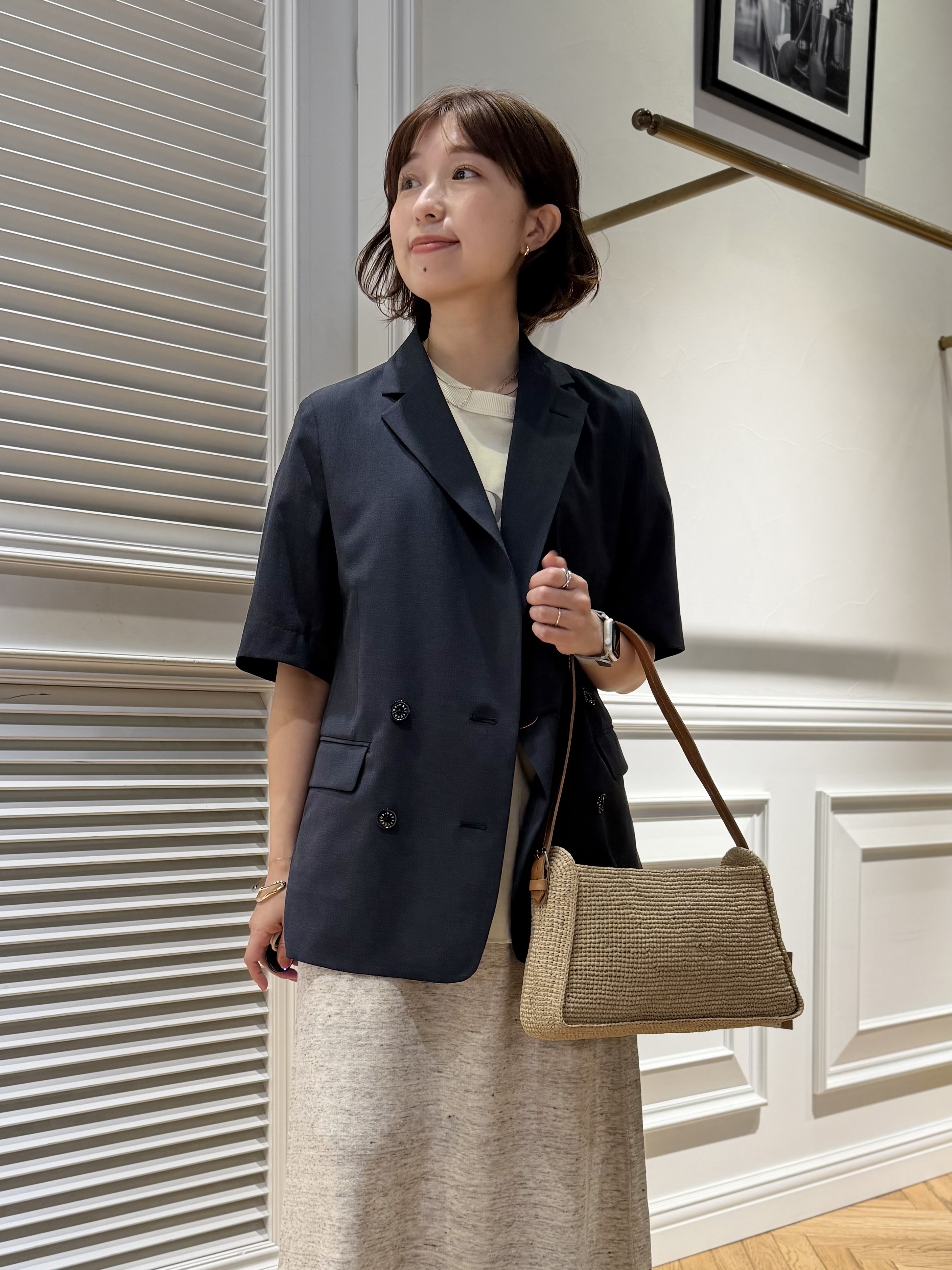 つじ まこさんの「DRESSTERIOR｜【otonaMUSE5月号掲載/セットアップ可】ウォッシャブルイージーサマージャケット」を使ったコーディネート