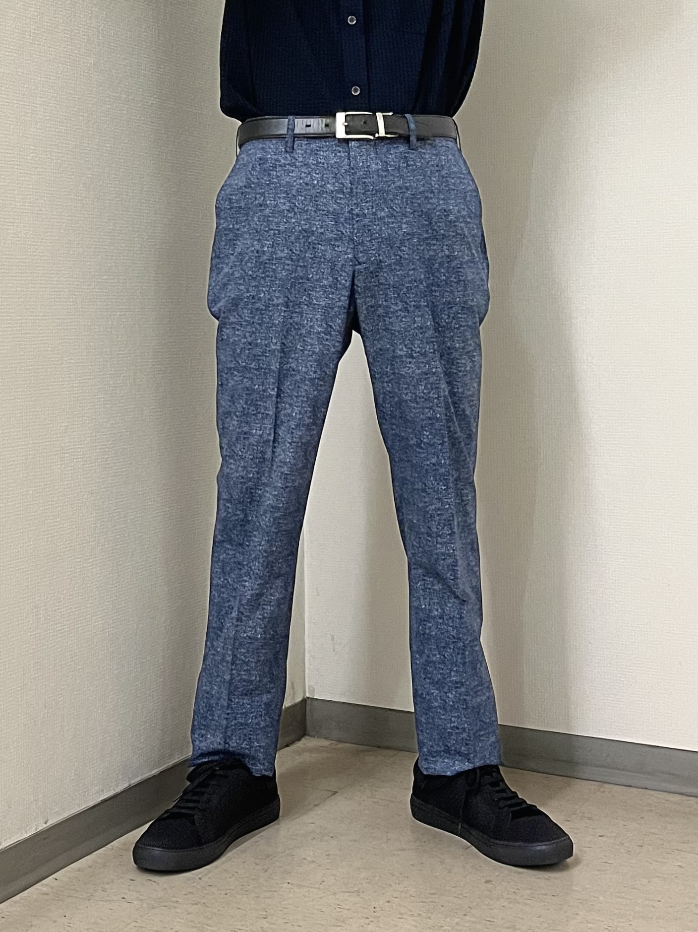 URAさんの「TAKEO KIKUCHI｜【抗菌防臭】COOL DOTS（R）ドビープリント パンツ」を使ったコーディネート