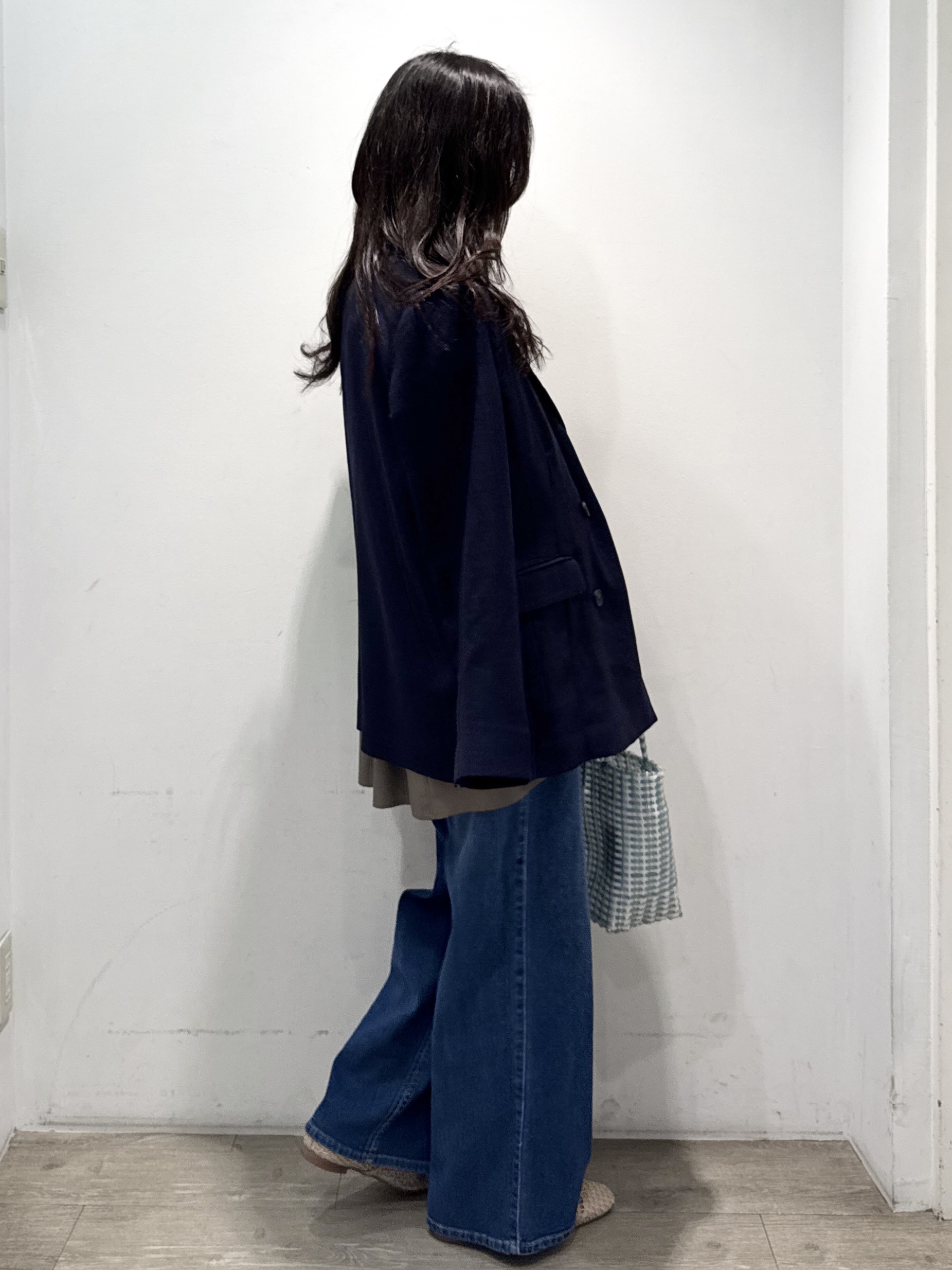 yuicciさんの「OPAQUE.CLIP｜【UV／接触冷感】ダブルブレストジャケット《防シワ加工／洗える》」を使ったコーディネート