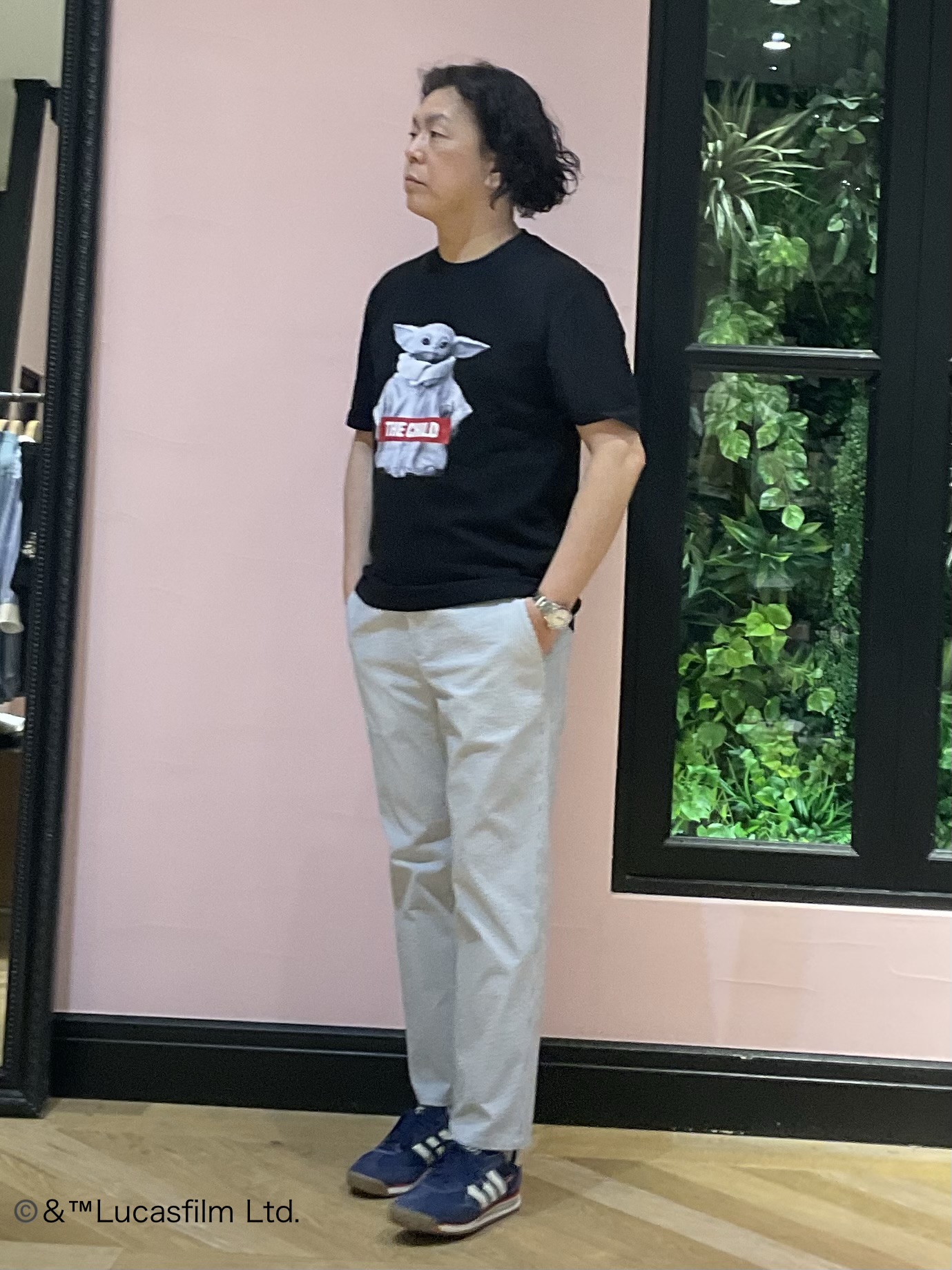 Nagaseさんの「DRESSTERIOR｜【再入荷/接触冷感】STAR WARS ストリートTシャツ」を使ったコーディネート