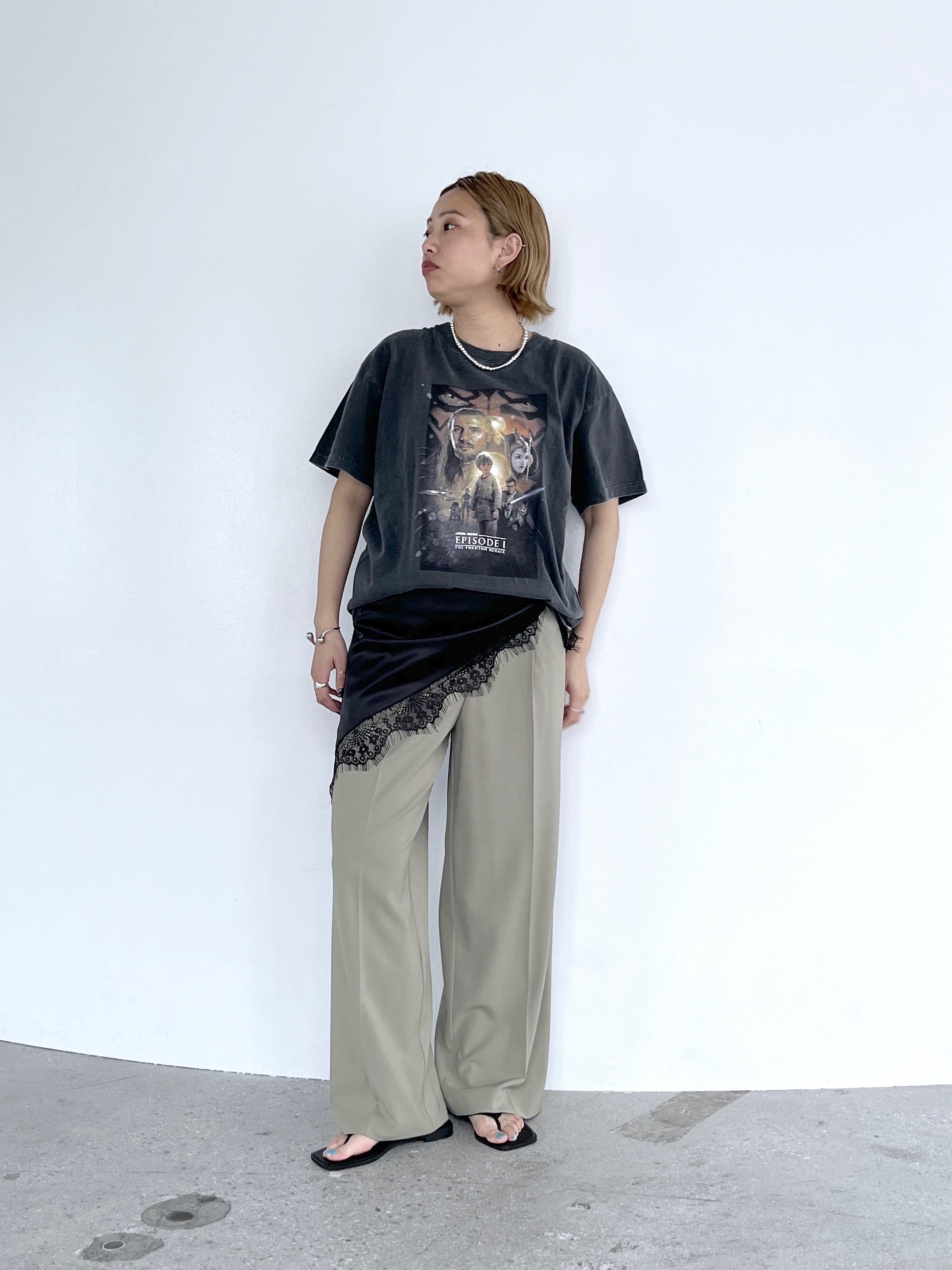 Harukaさんの「INDIVI｜【GOODROCKSPEED】STAR WARS EPISODE I ／ Print T－Shirt」を使ったコーディネート