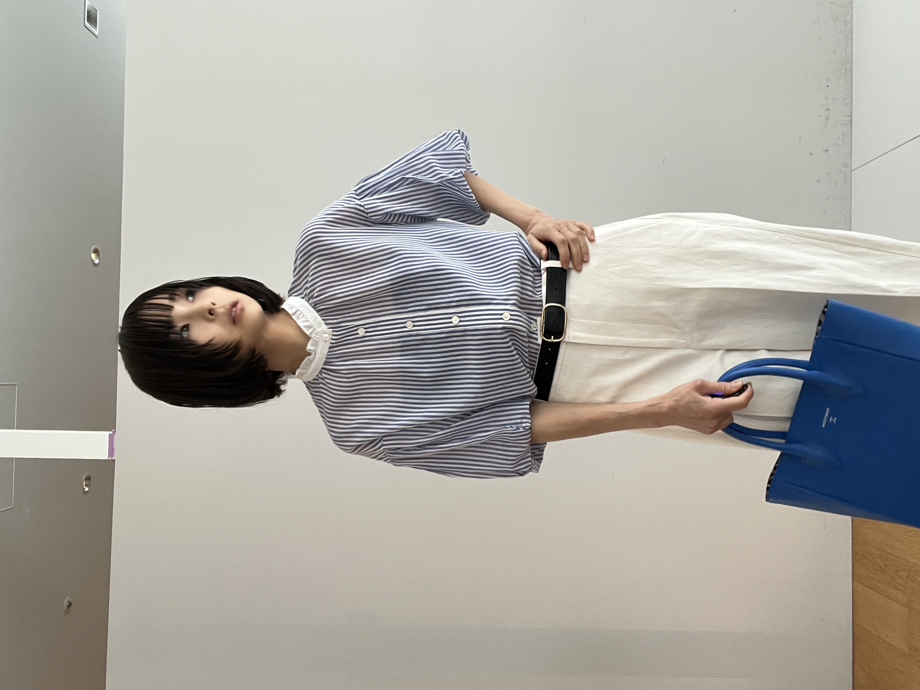 misaさんの「DRESSTERIOR｜◆【otonaMUSE5月号掲載/ウォッシャブル】ロンドンストライプクレリックブラウス」を使ったコーディネート