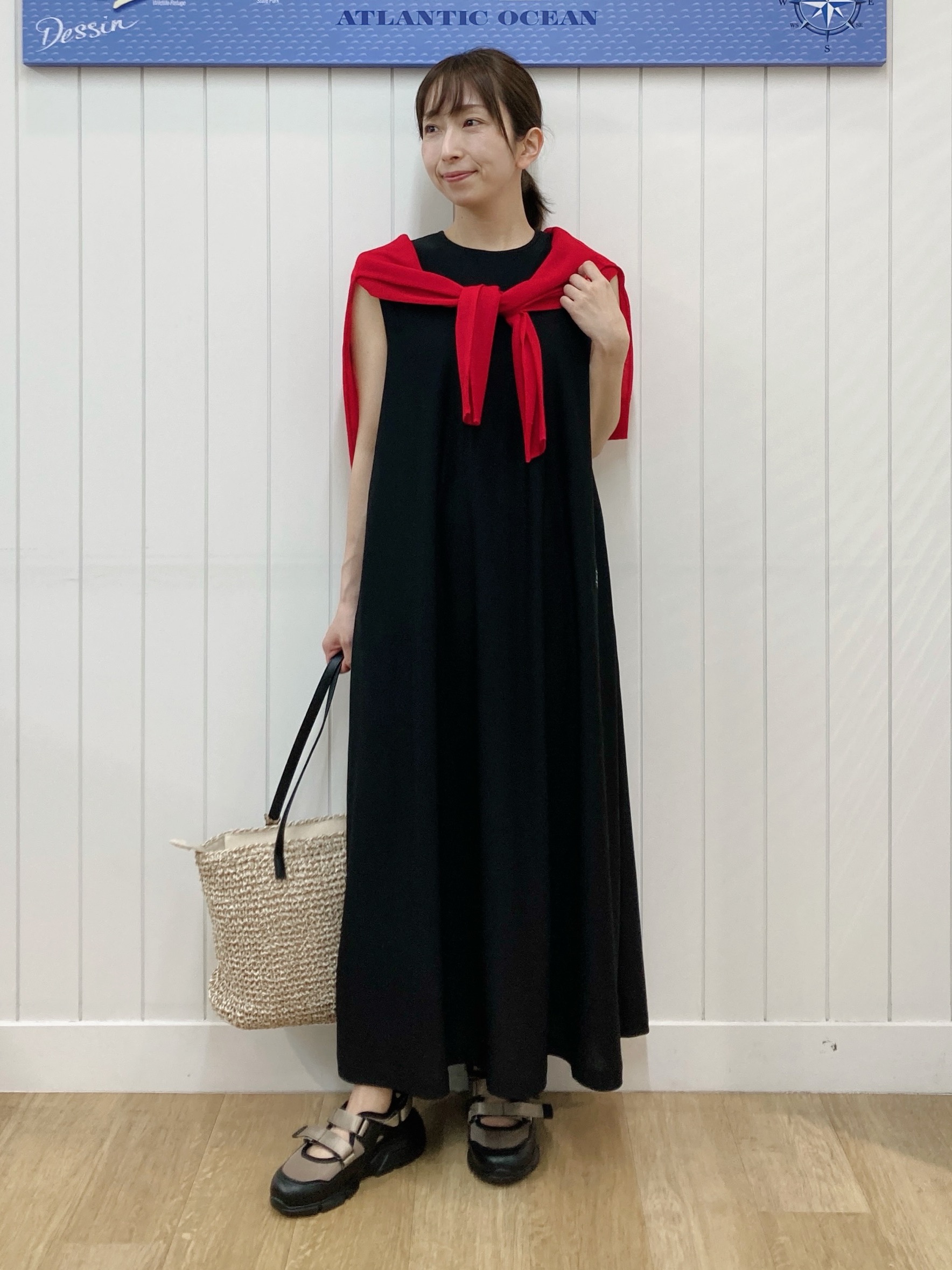 yoshiさんの「Dessin｜【UVカット/吸水速乾】メッシュワンピース」を使ったコーディネート