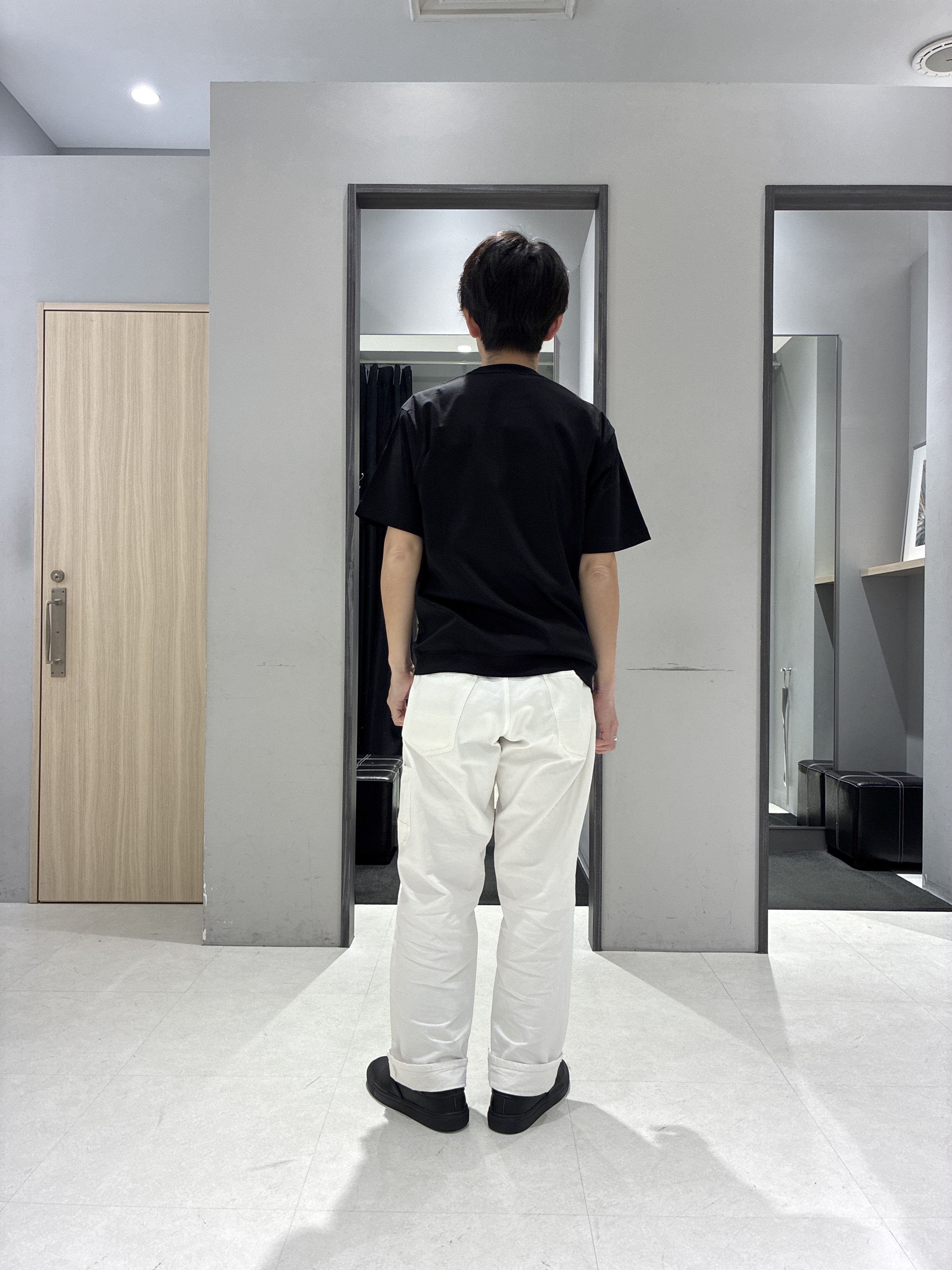 わいずみさんの「TAKEO KIKUCHI｜播州織り 千鳥 半袖シャツ」を使ったコーディネート